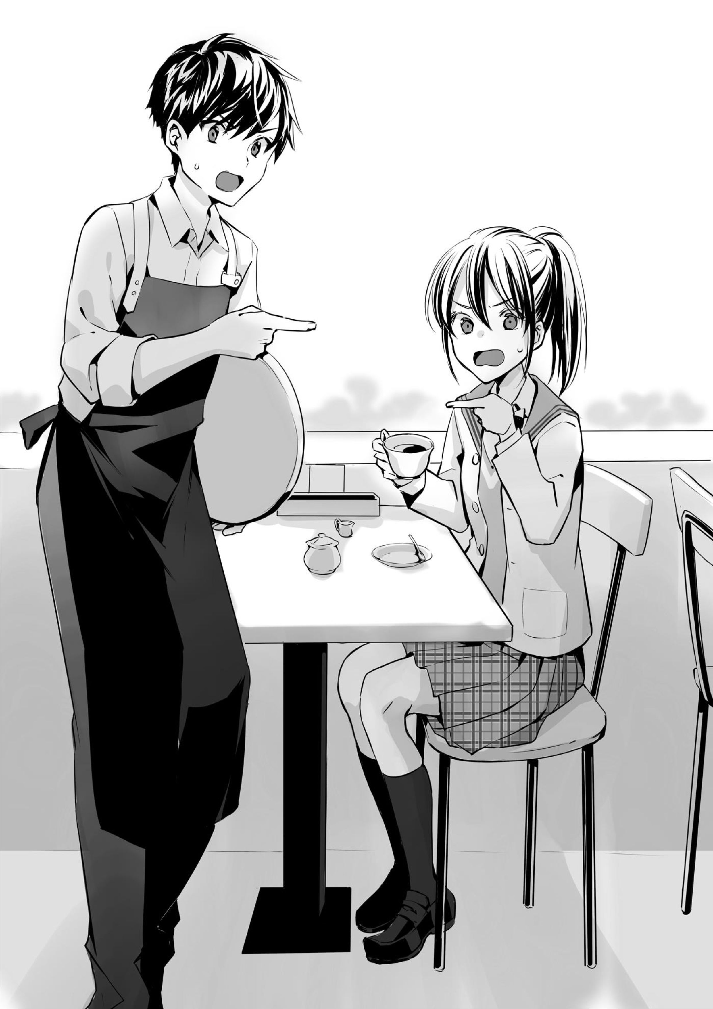 Haibara-kun no Tsuyokute Seisyun New Game V1 Illustration - Megumi Novel