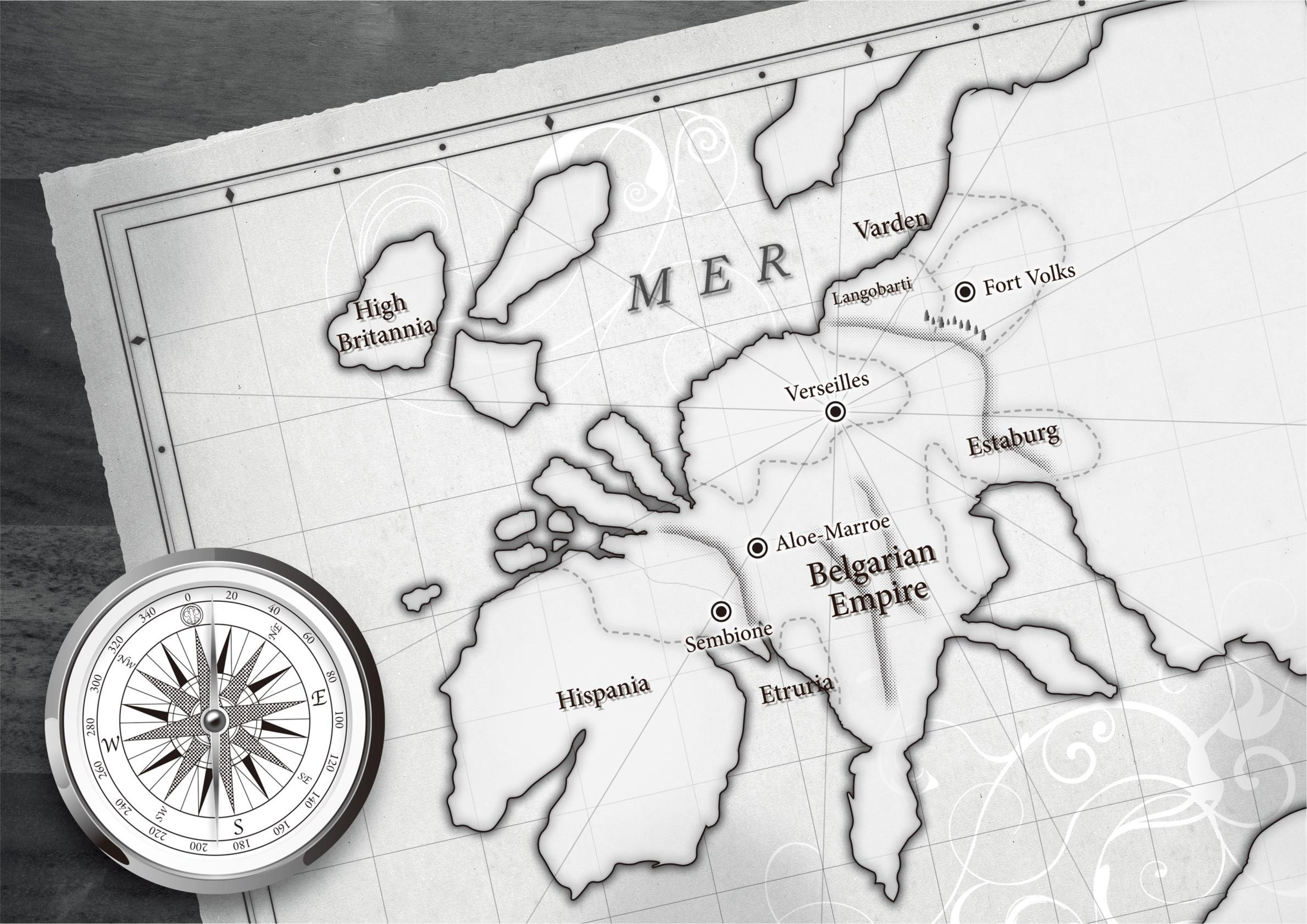 Haken no Kouki Altina V13 Illustration - Megumi Novel