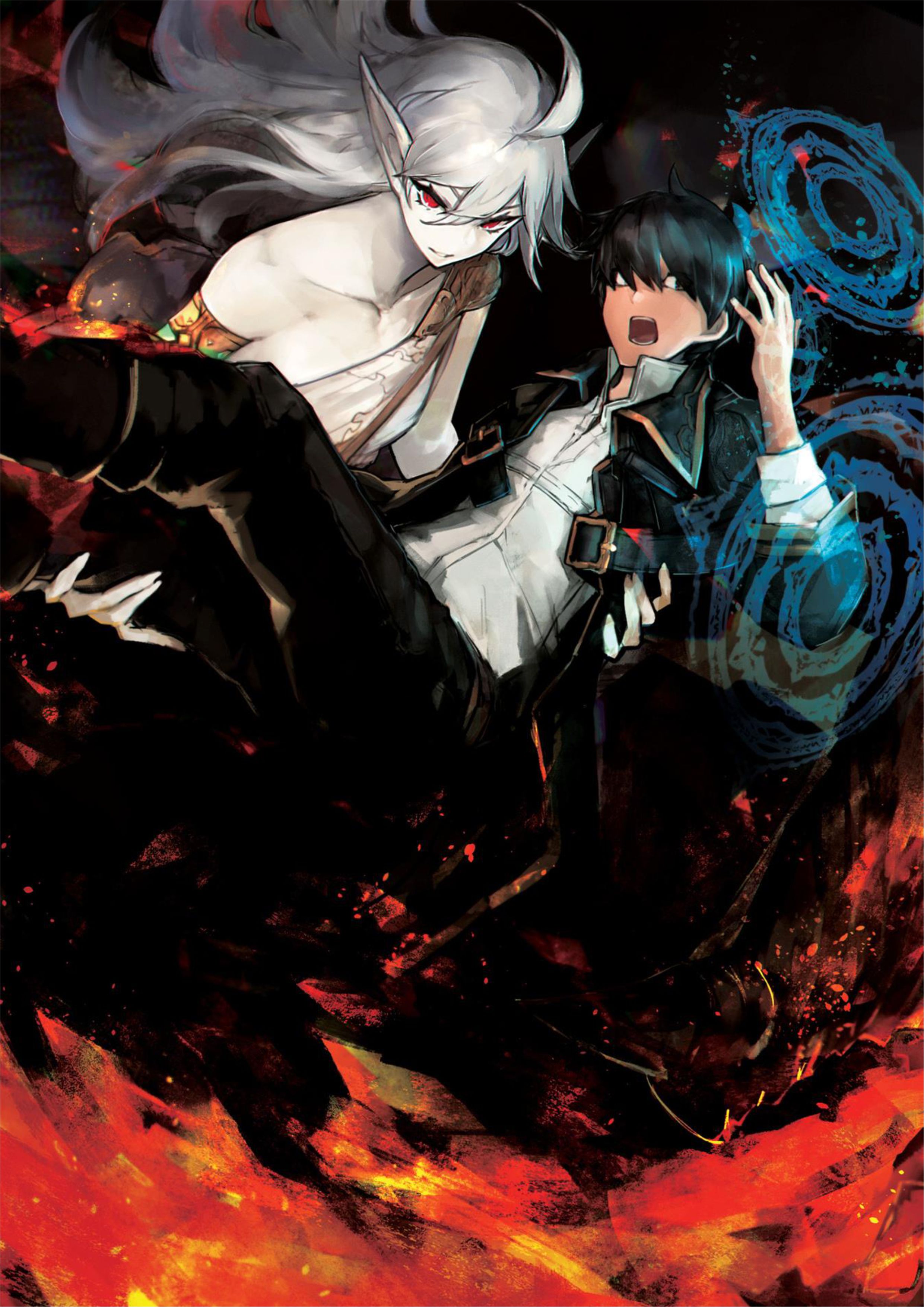 Hametsu no Madou Ou to Gooremu no Banhi V1 Illustration - Megumi Novel