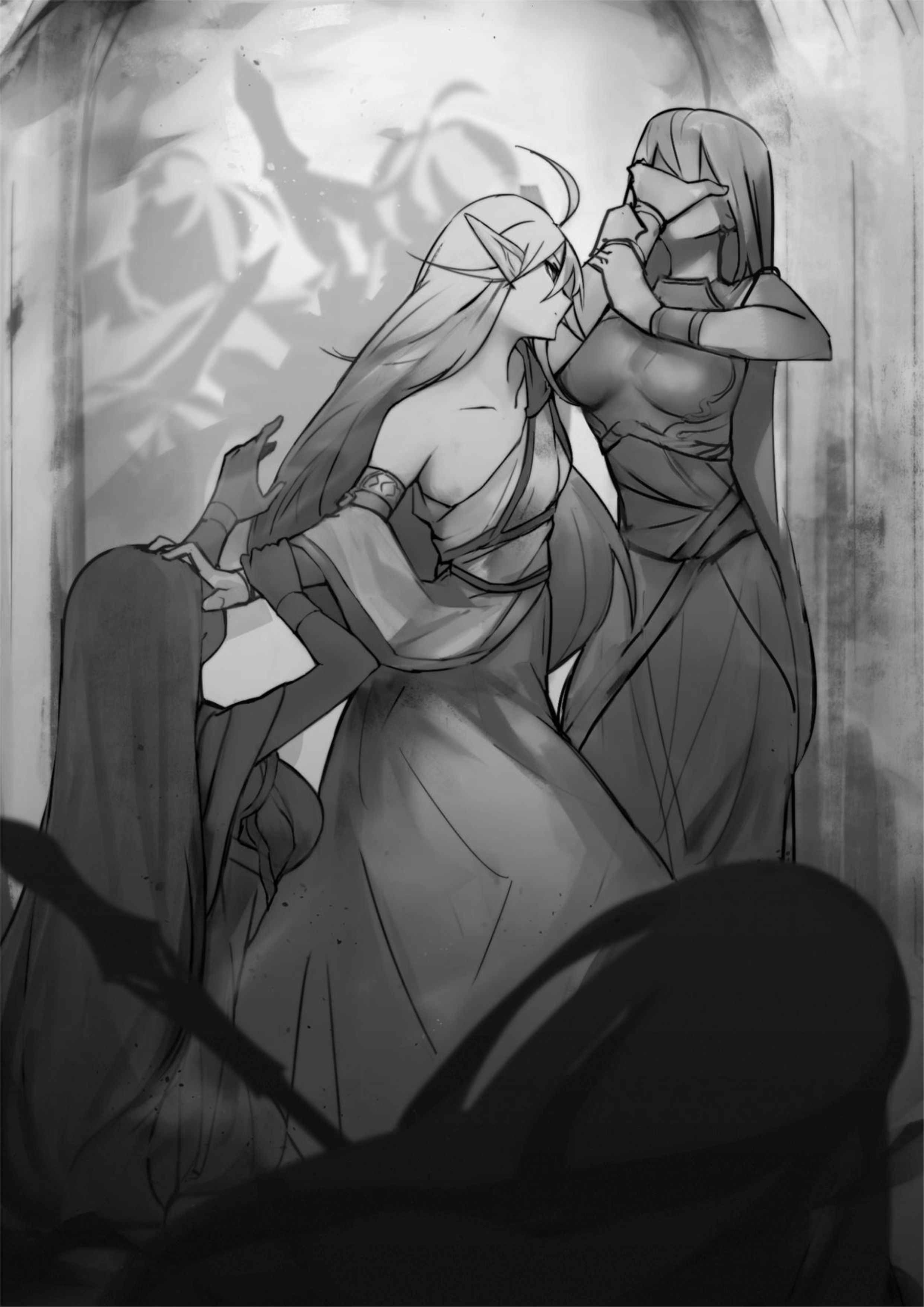Hametsu no Madou Ou to Gooremu no Banhi V1 Illustration - Megumi Novel