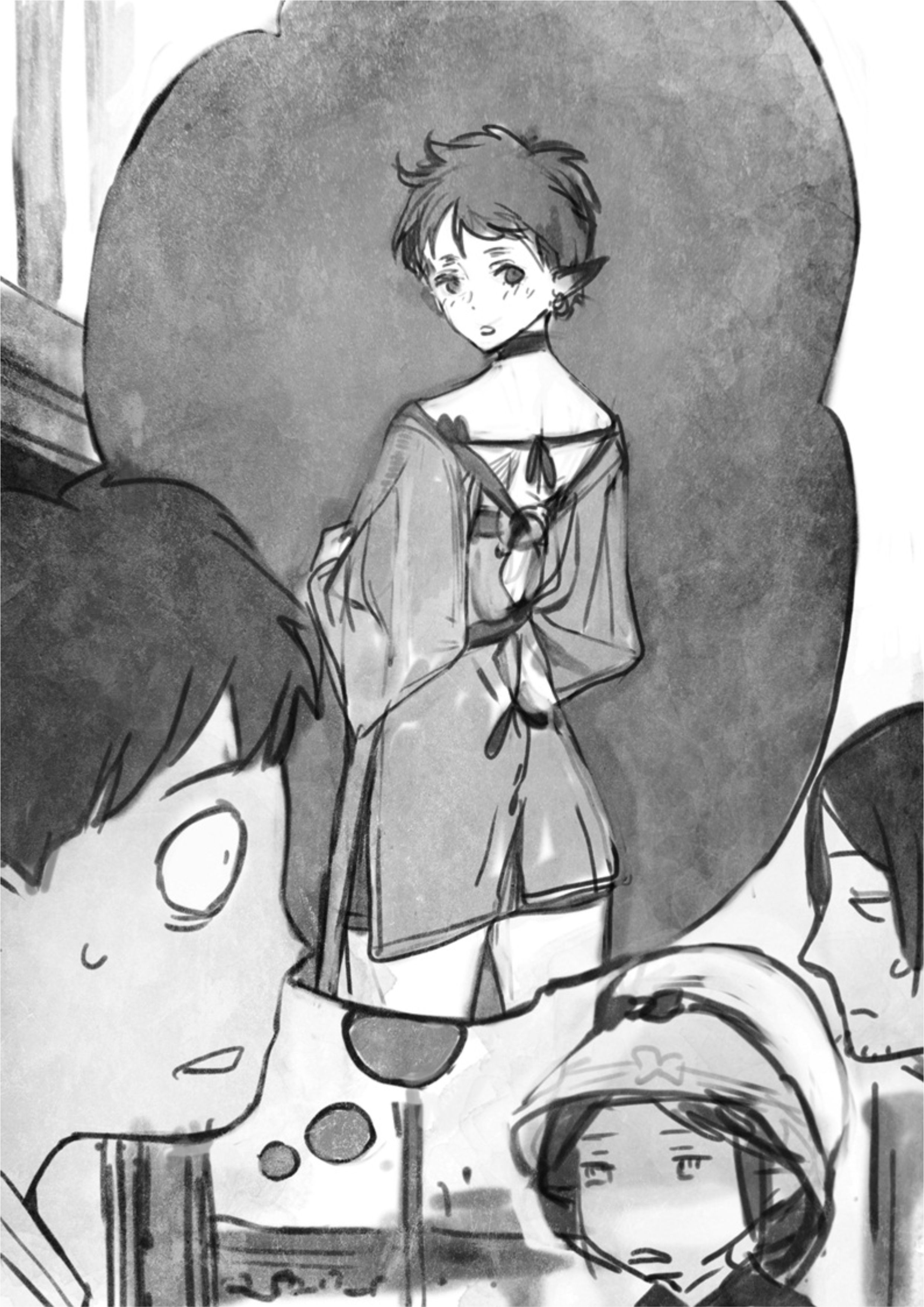 Horobi no Kuni no Seifukusha V2 Illustration - Megumi Novel