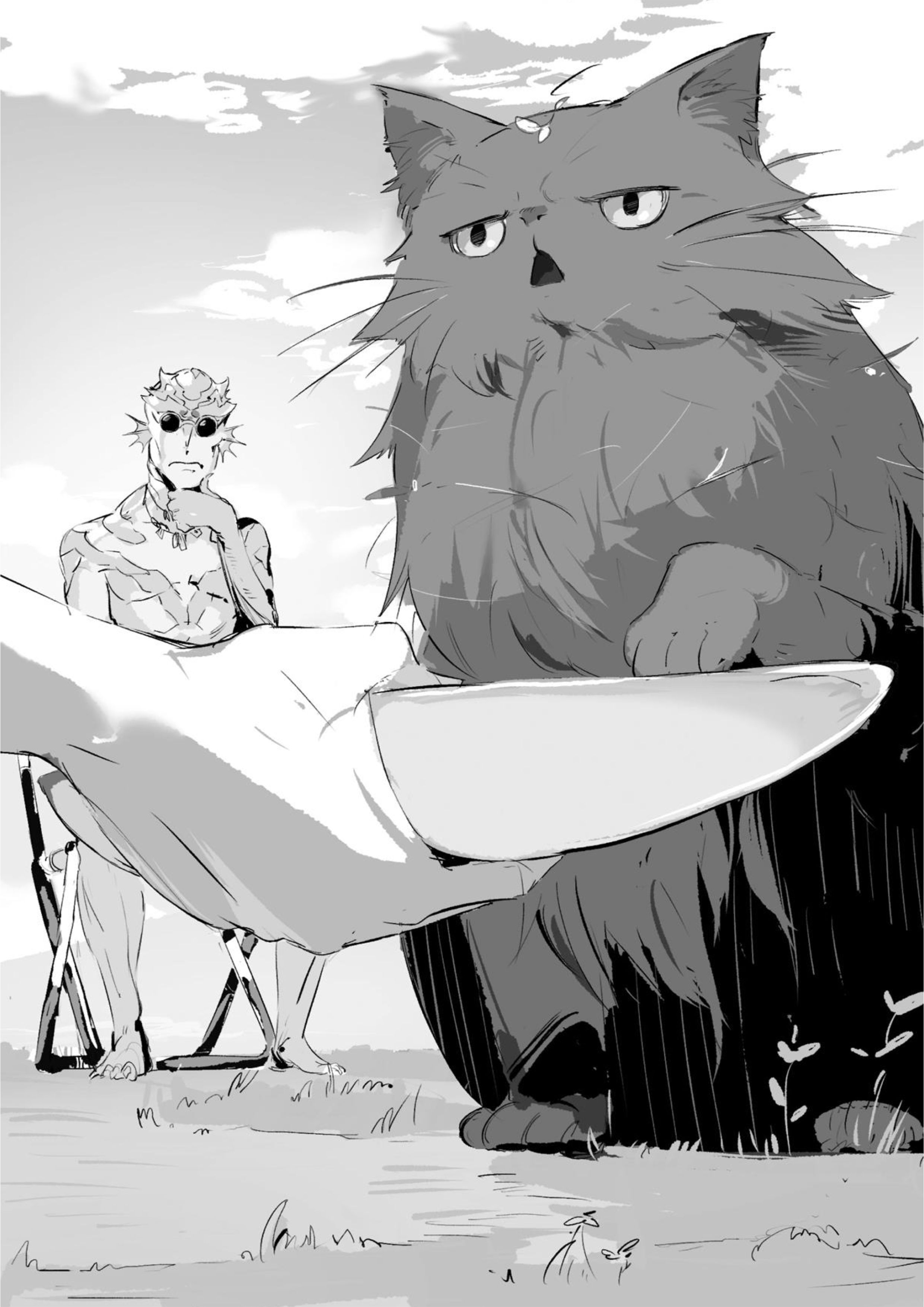 Ihoujin Dungeon ni Moguru V1 Illustration - Megumi Novel