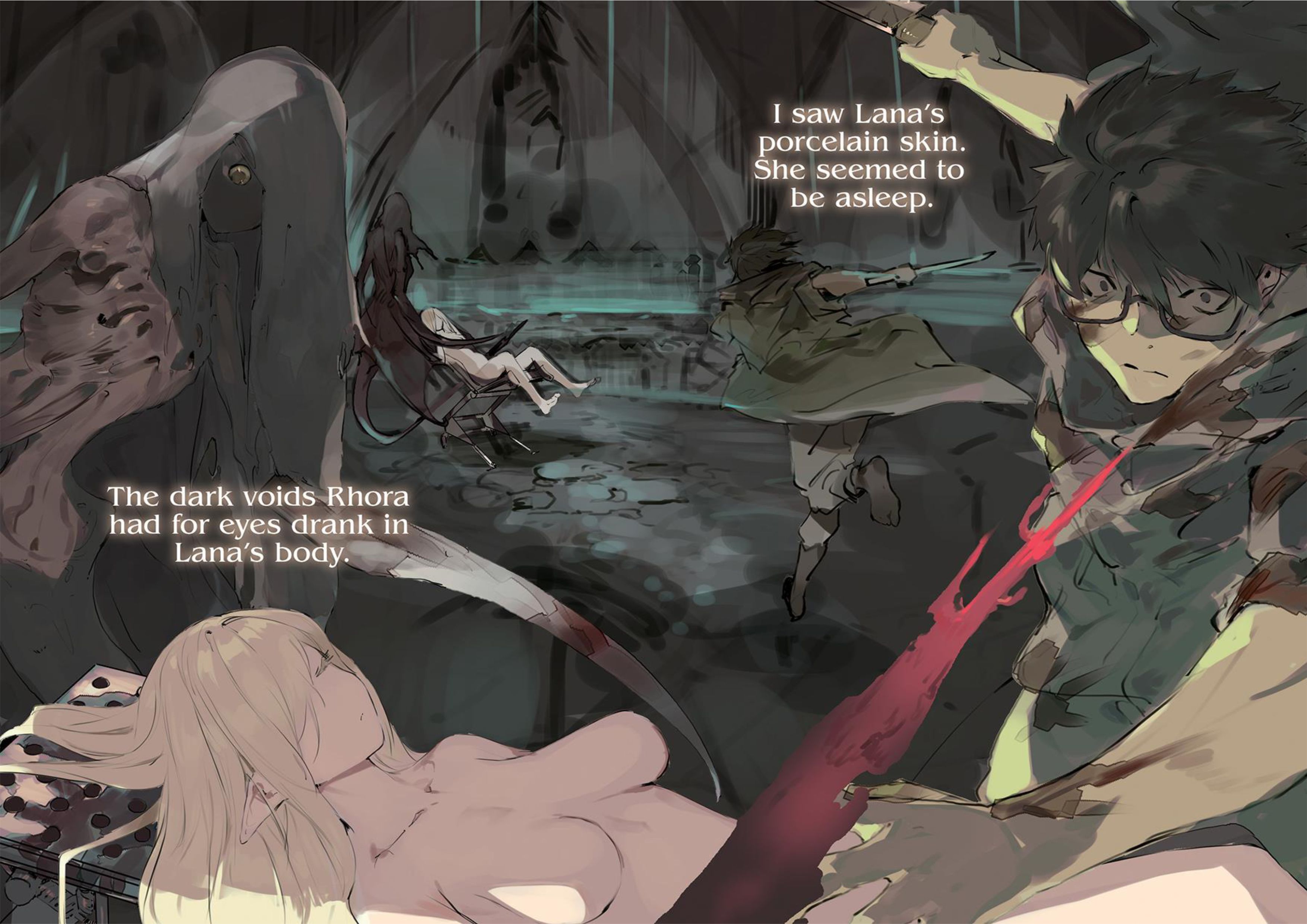 Ihoujin Dungeon ni Moguru V3 Illustration - Megumi Novel