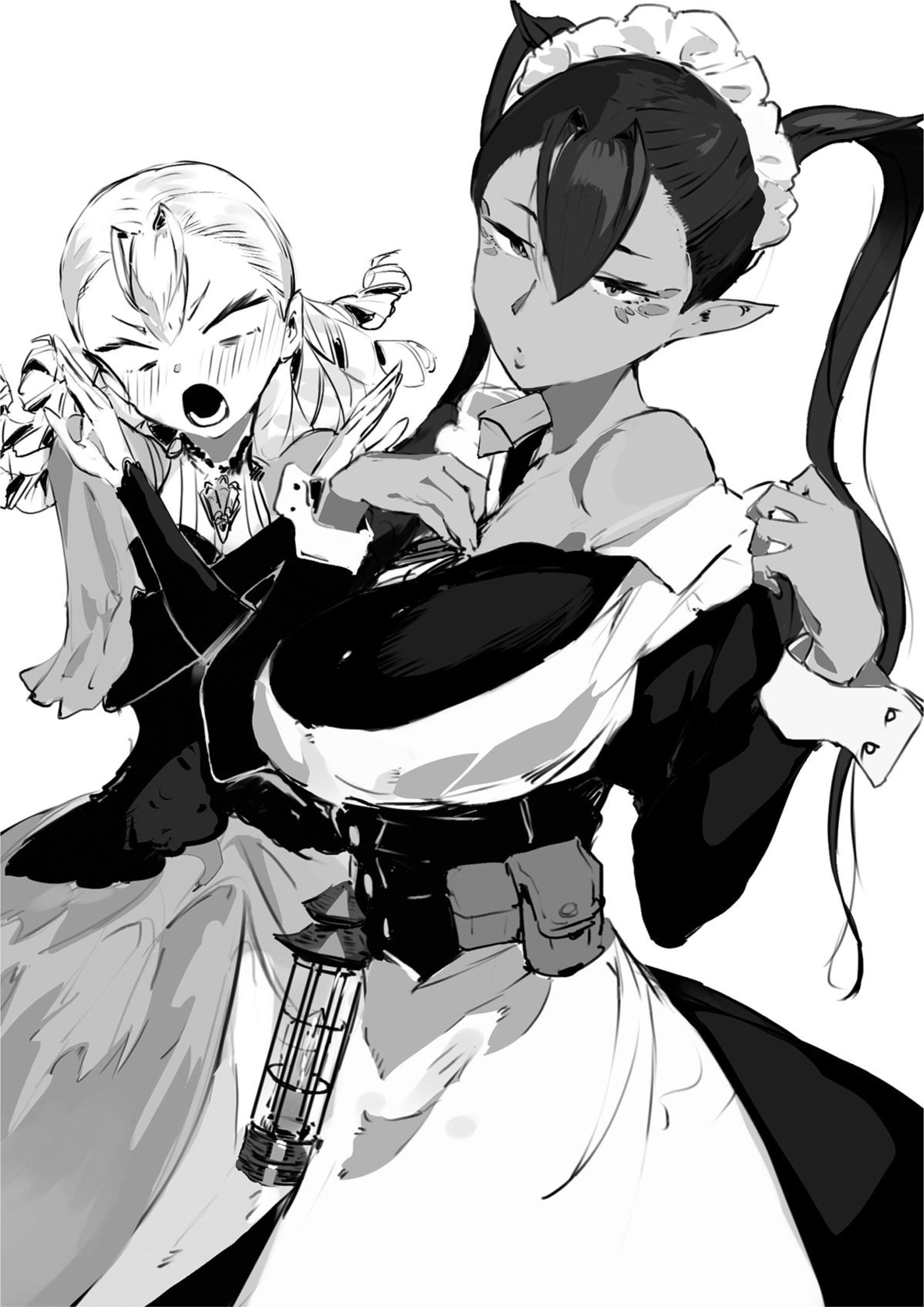 Ihoujin Dungeon ni Moguru V3 Illustration - Megumi Novel