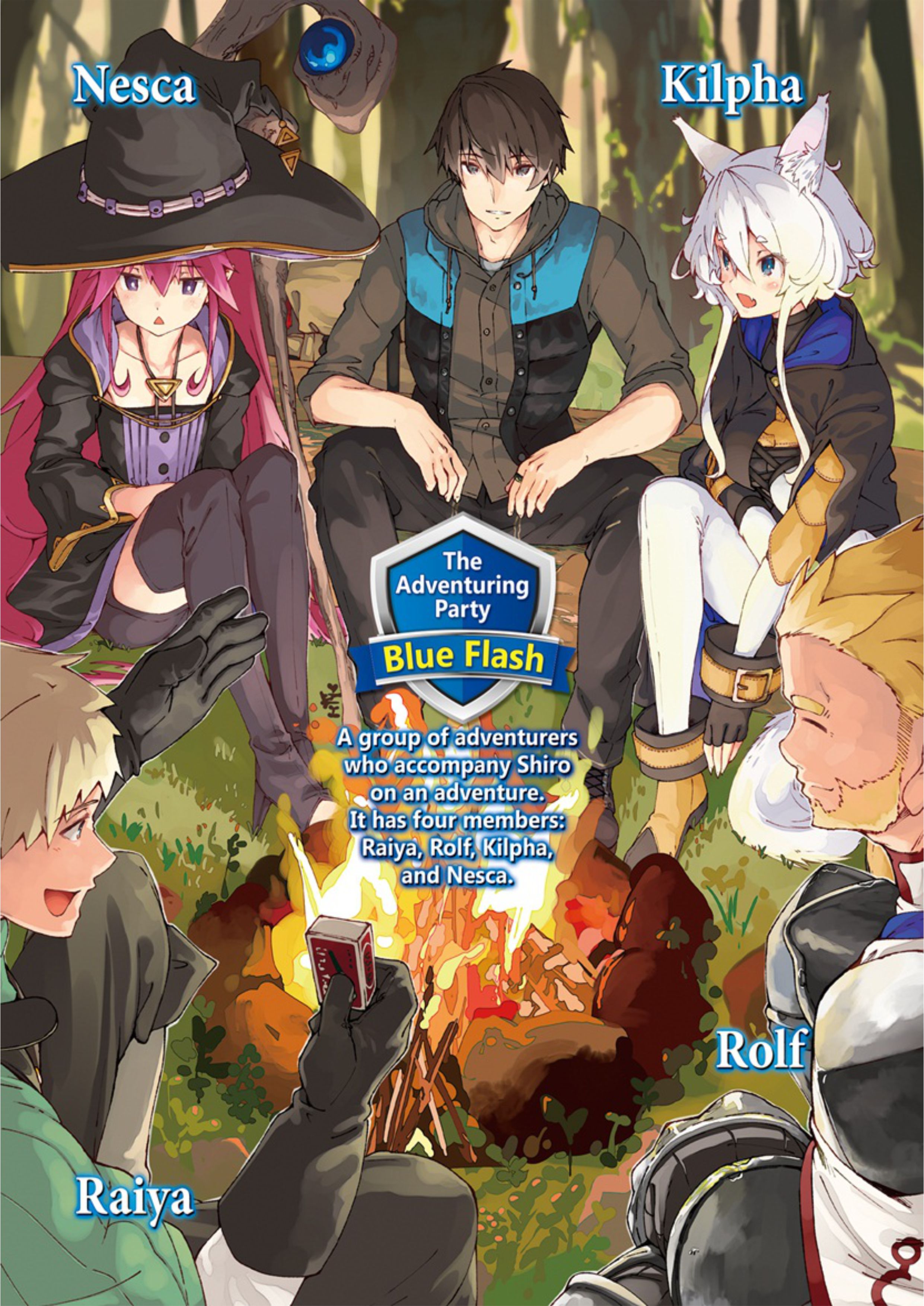 Isekai de Gyoushounin wo Hajimemashita V1 Illustration - Megumi Novel