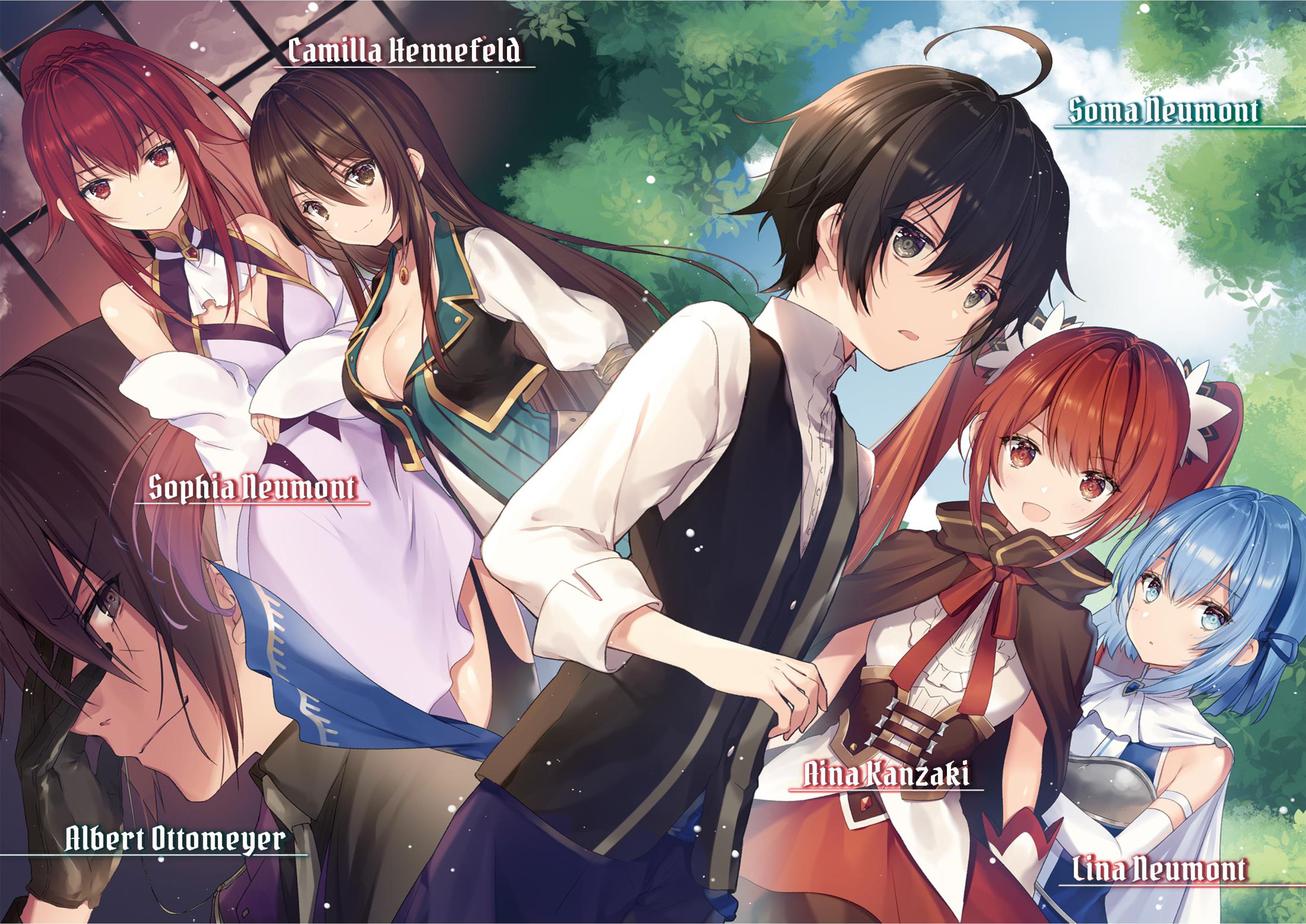 Isekai Mahou ni Akogareru V1 Illustration - Megumi Novel