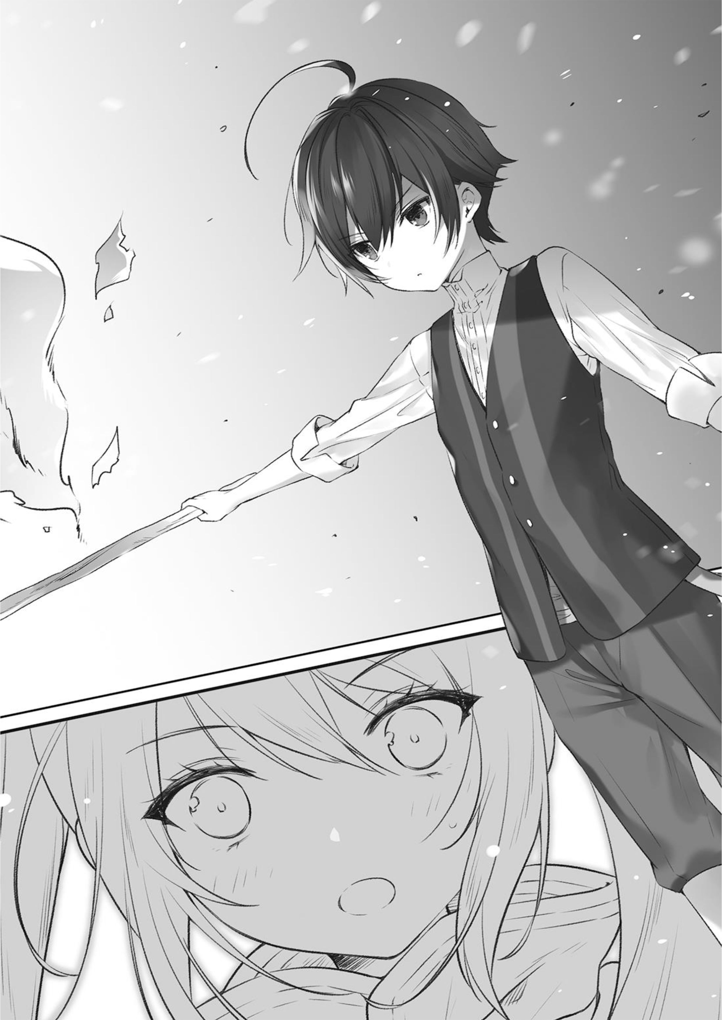 Isekai Mahou ni Akogareru V1 Illustration - Megumi Novel