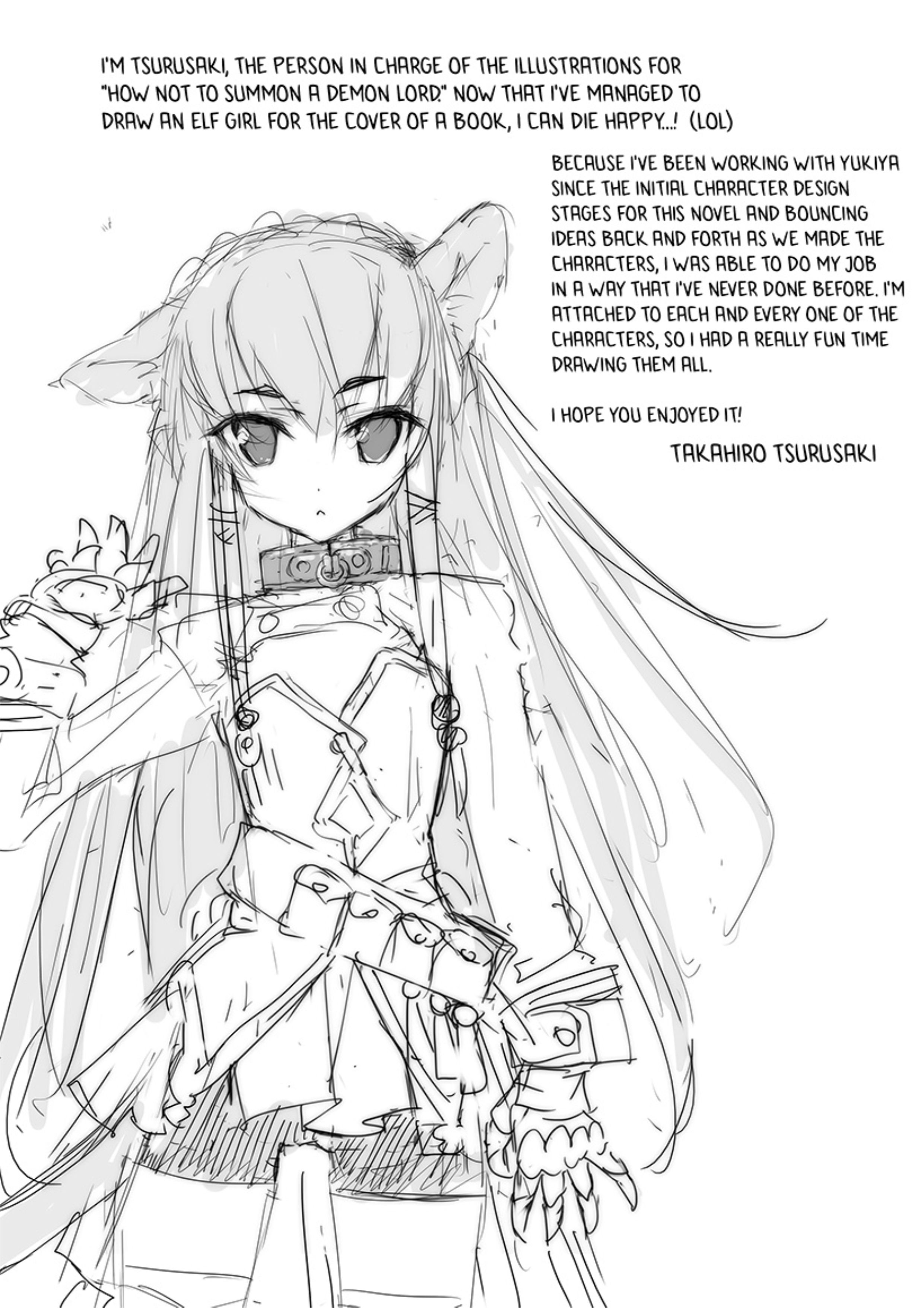 Isekai Maou to Shoukan Shoujo Dorei Majutsu V1 Illustration - Megumi Novel