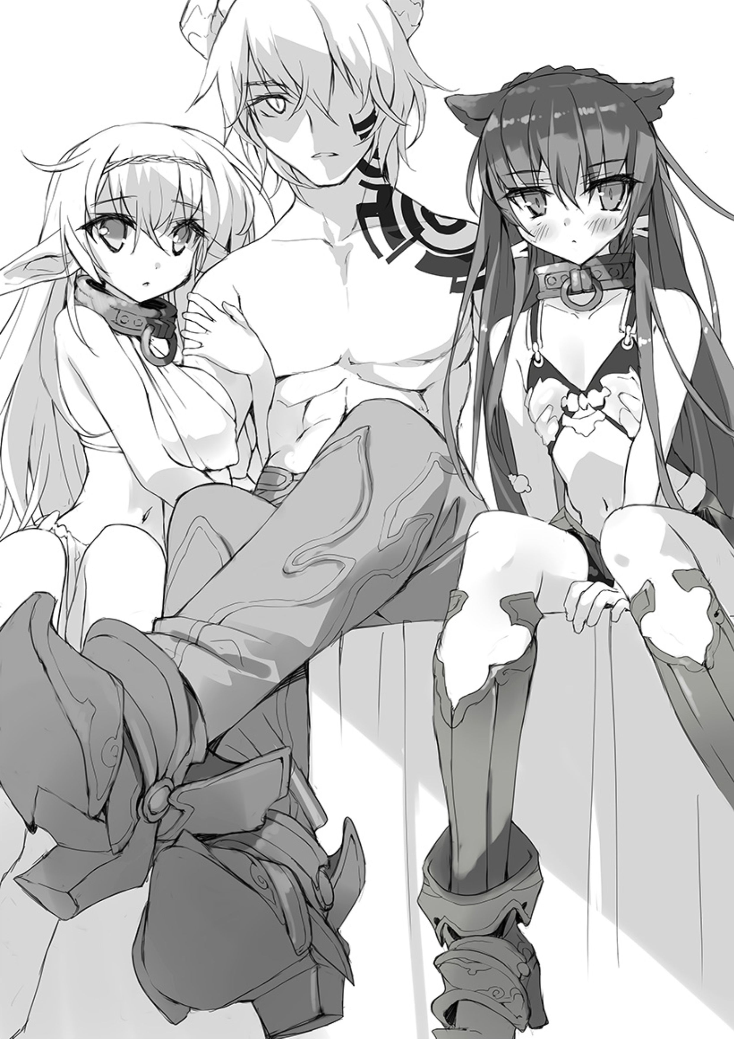 Isekai Maou to Shoukan Shoujo Dorei Majutsu V2 Illustration - Megumi Novel