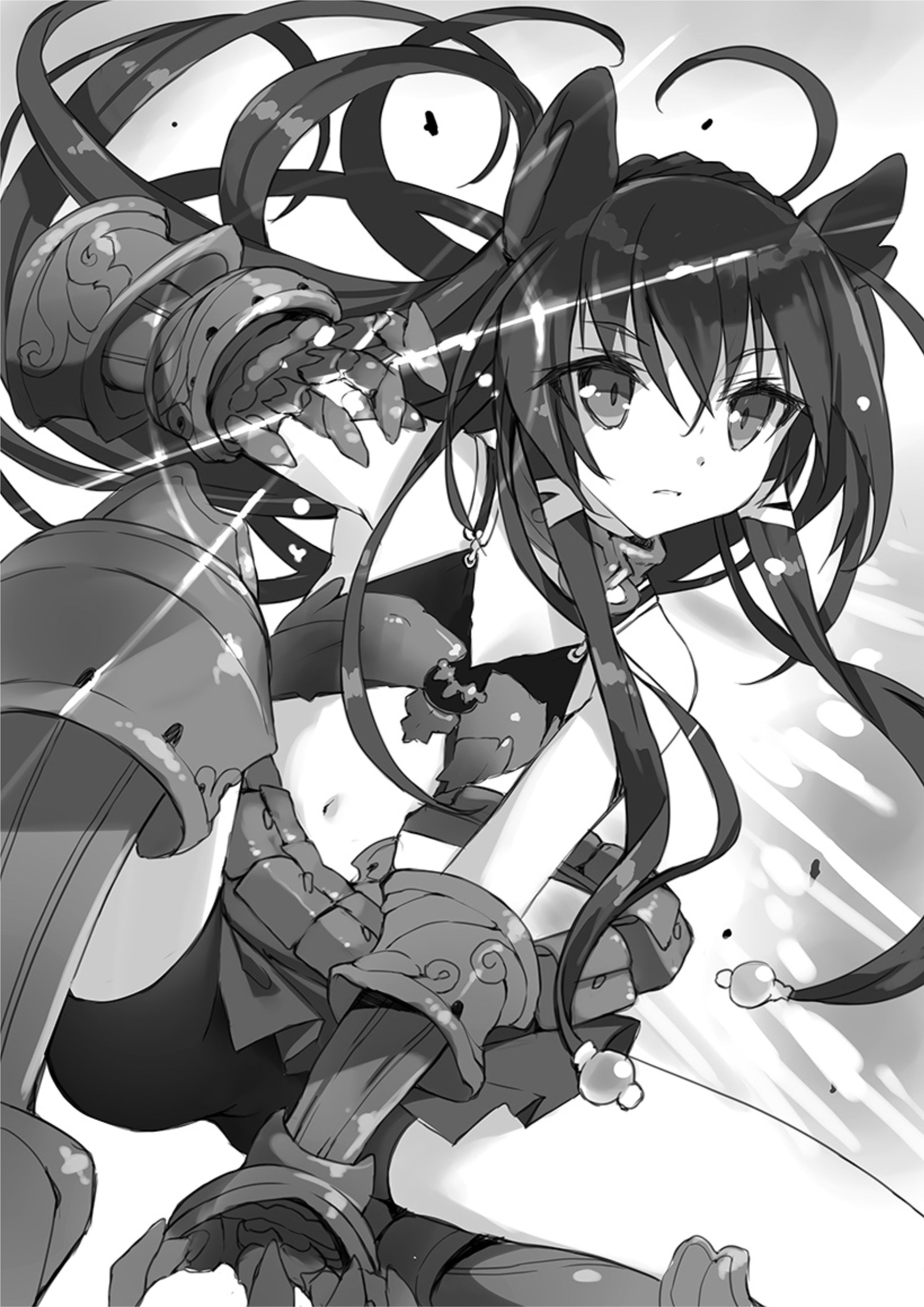 Isekai Maou to Shoukan Shoujo Dorei Majutsu V2 Illustration - Megumi Novel