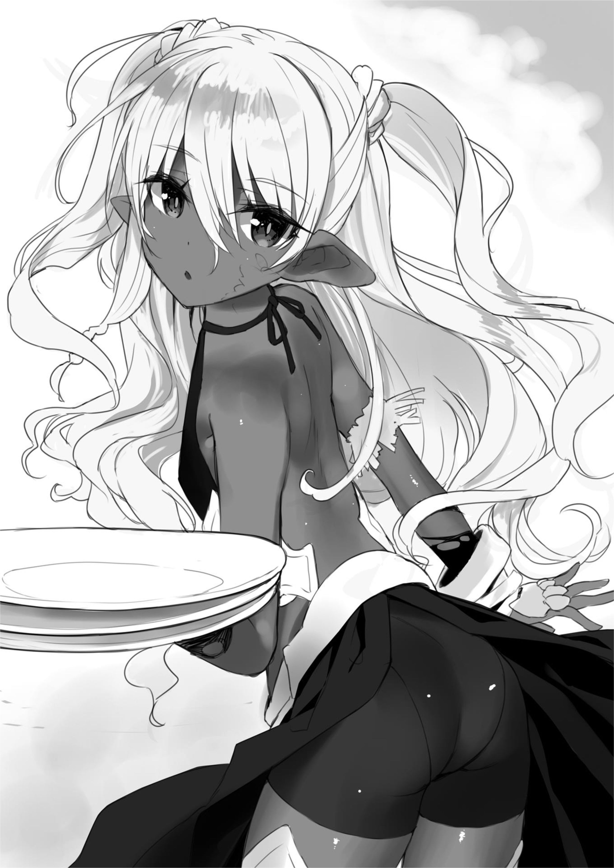 Isekai Maou to Shoukan Shoujo Dorei Majutsu V8 Illustration - Megumi Novel