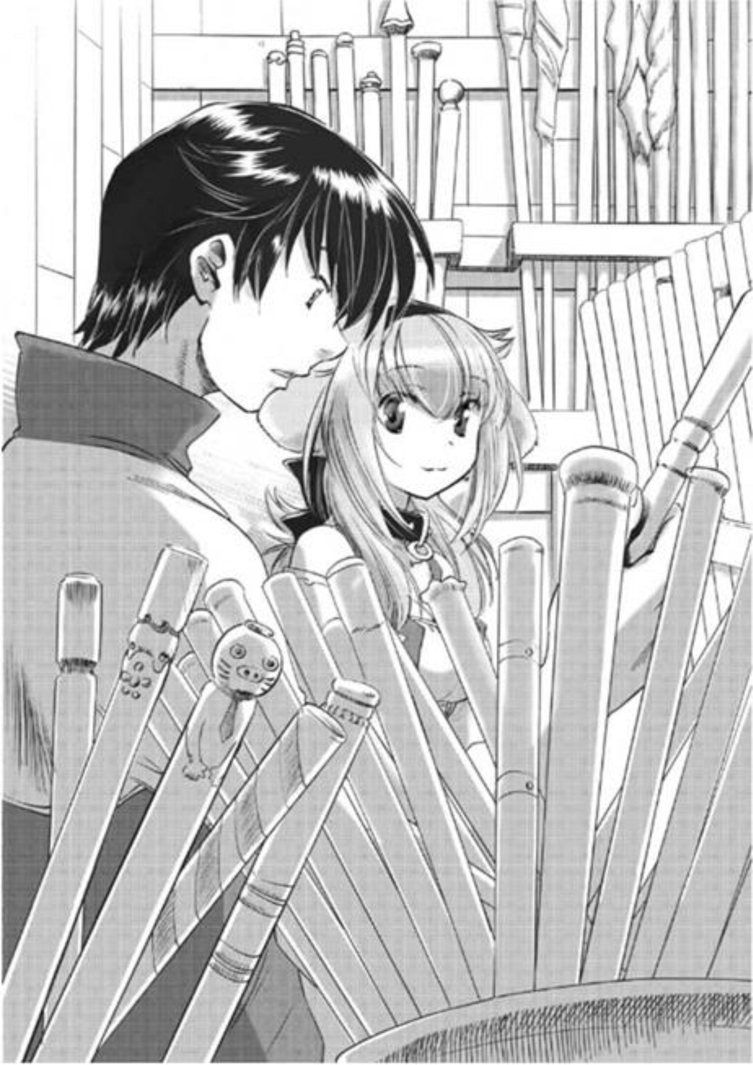 Isekai Meikyuu De Dorei Harem wo V3 Illustration - Megumi Novel