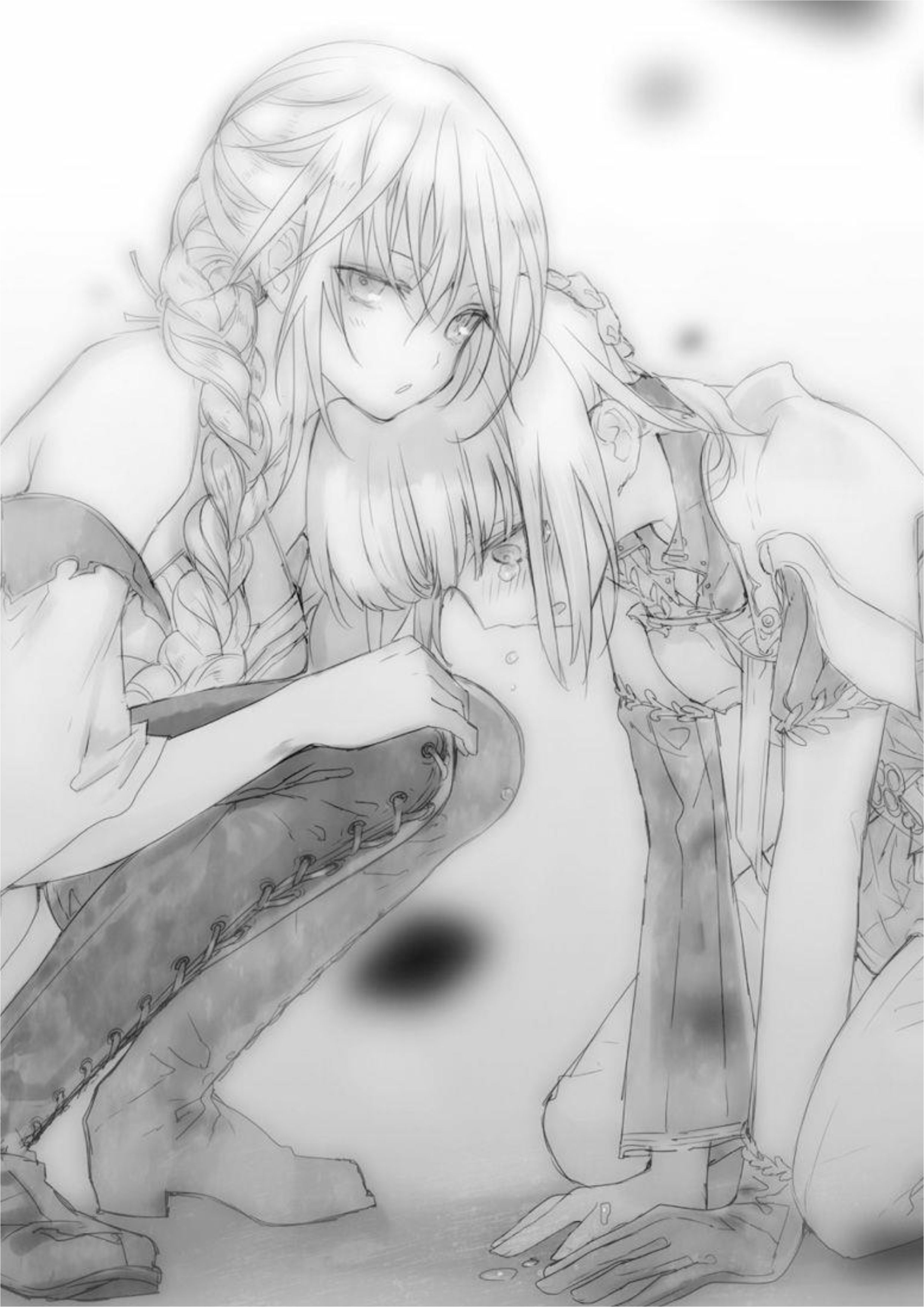Isekai Meikyuu no Saishinbu wo Mezasou V4 Illustration - Megumi Novel