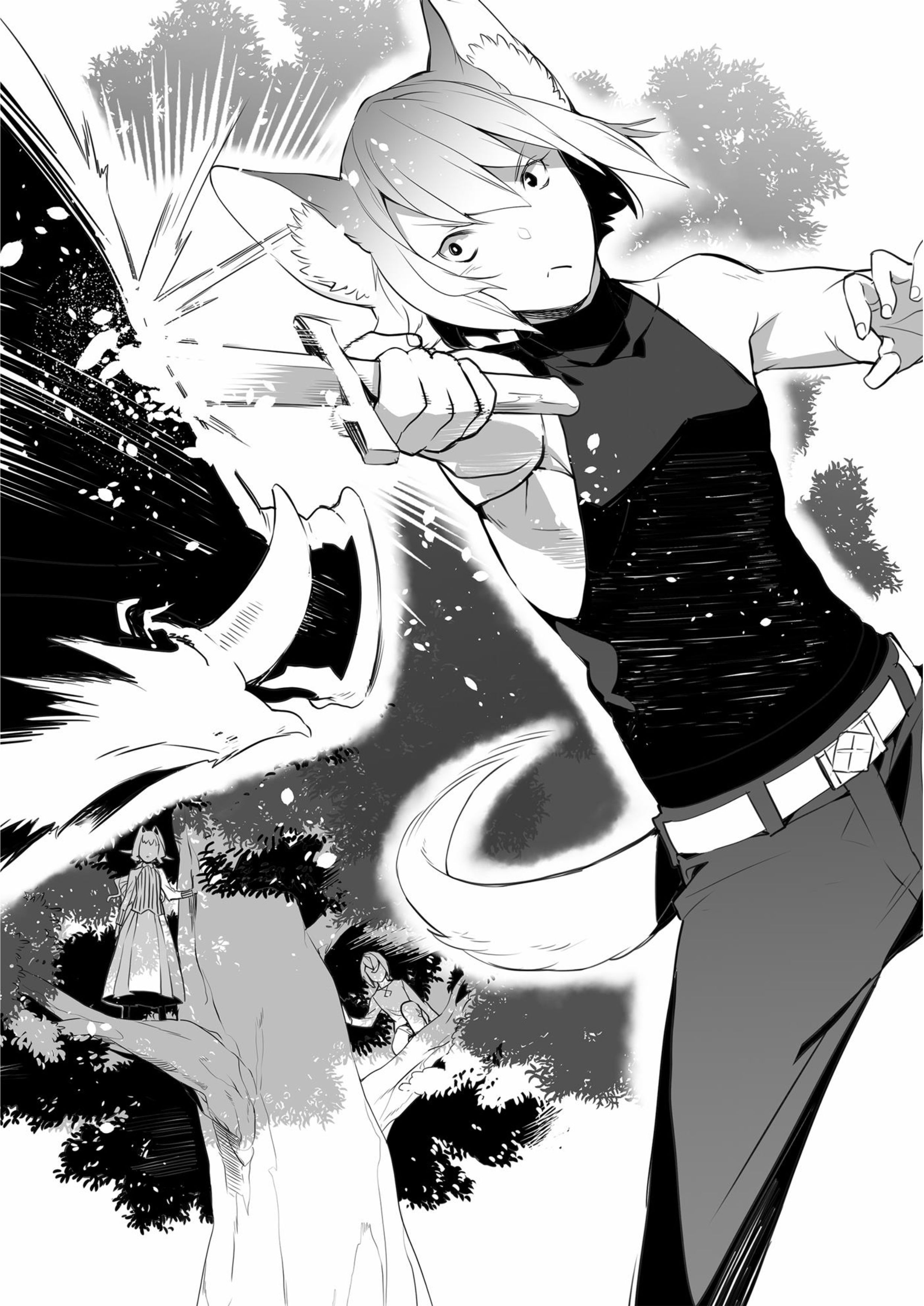 Isekai Teni V1 Illustration - Megumi Novel