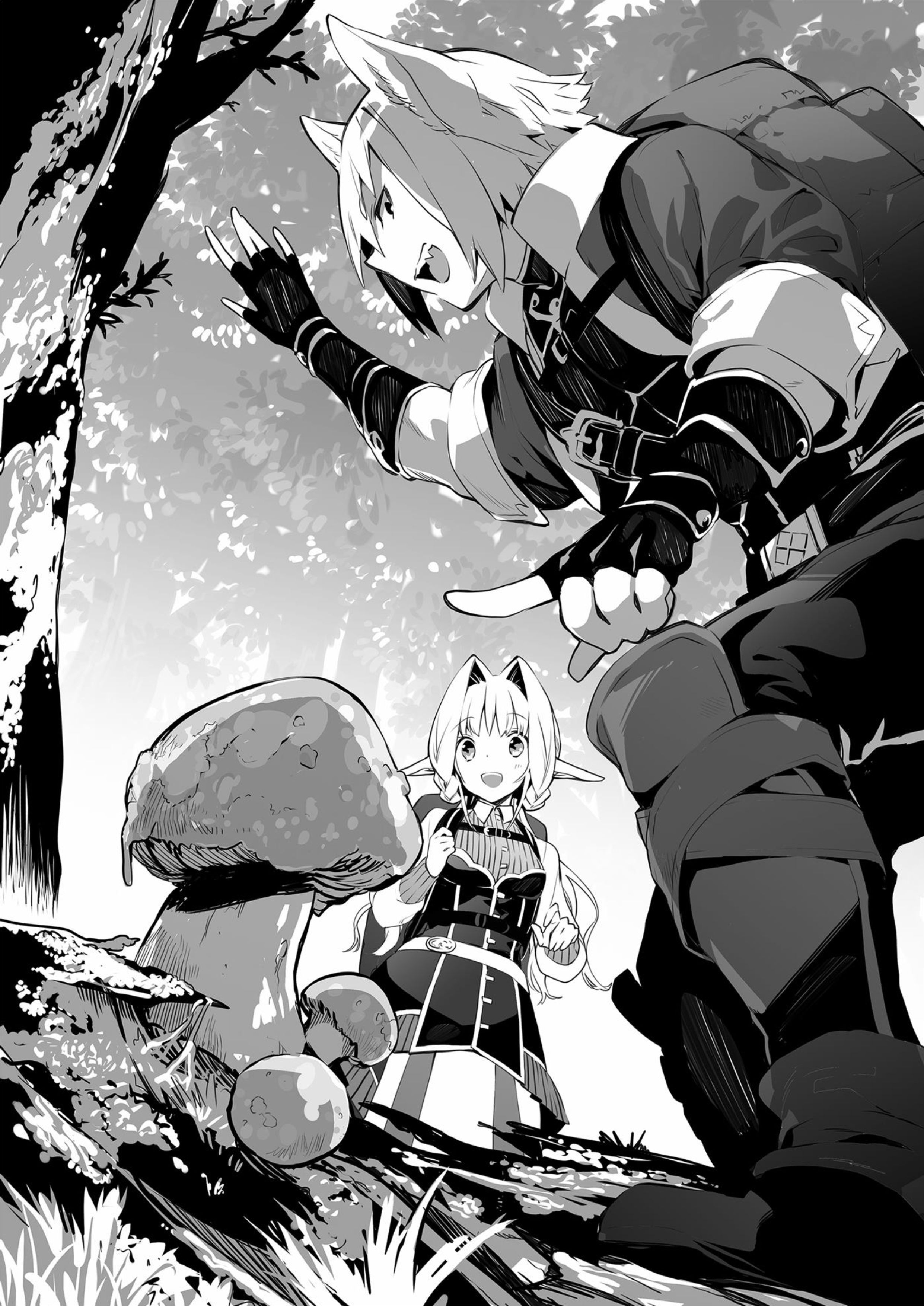 Isekai Teni V3 Illustration - Megumi Novel