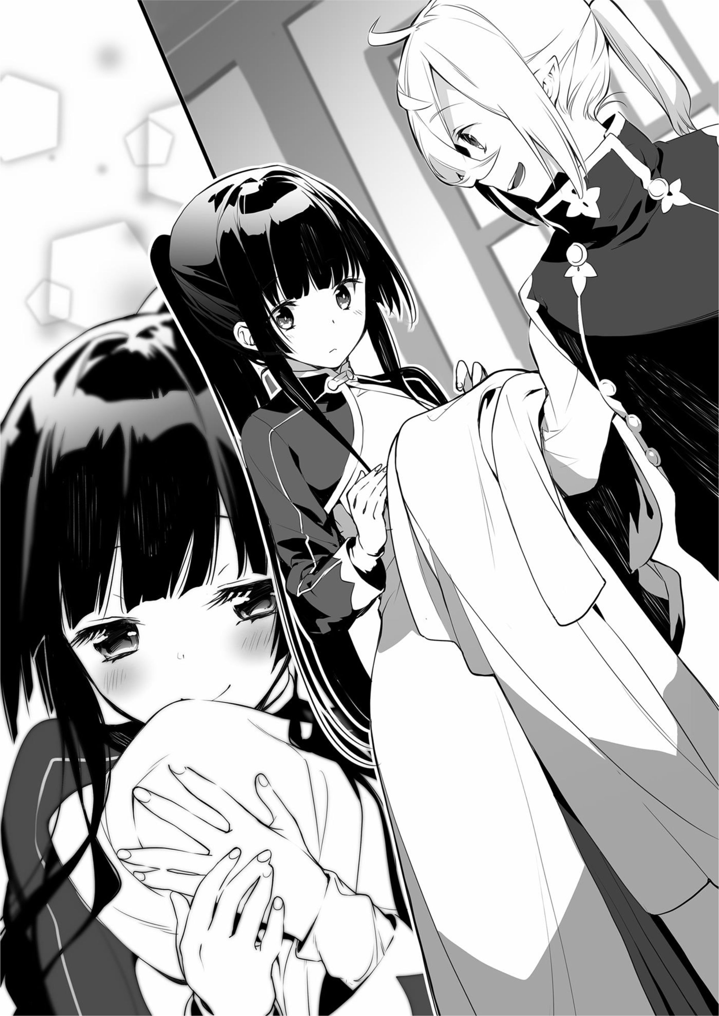 Isekai Teni V3 Illustration - Megumi Novel