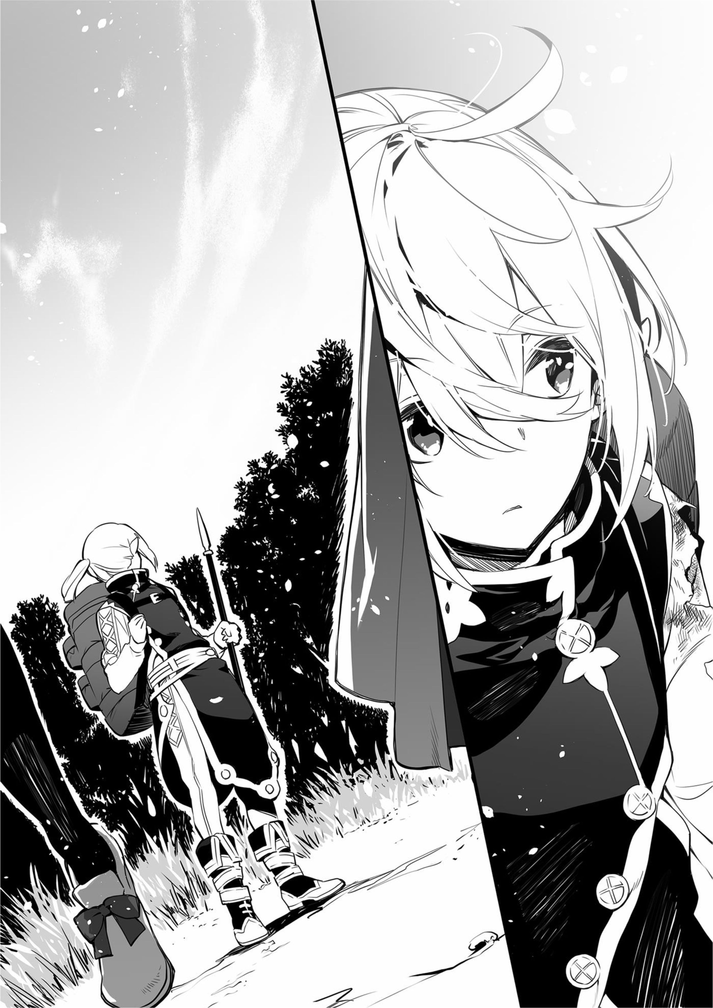Isekai Teni V3 Illustration - Megumi Novel