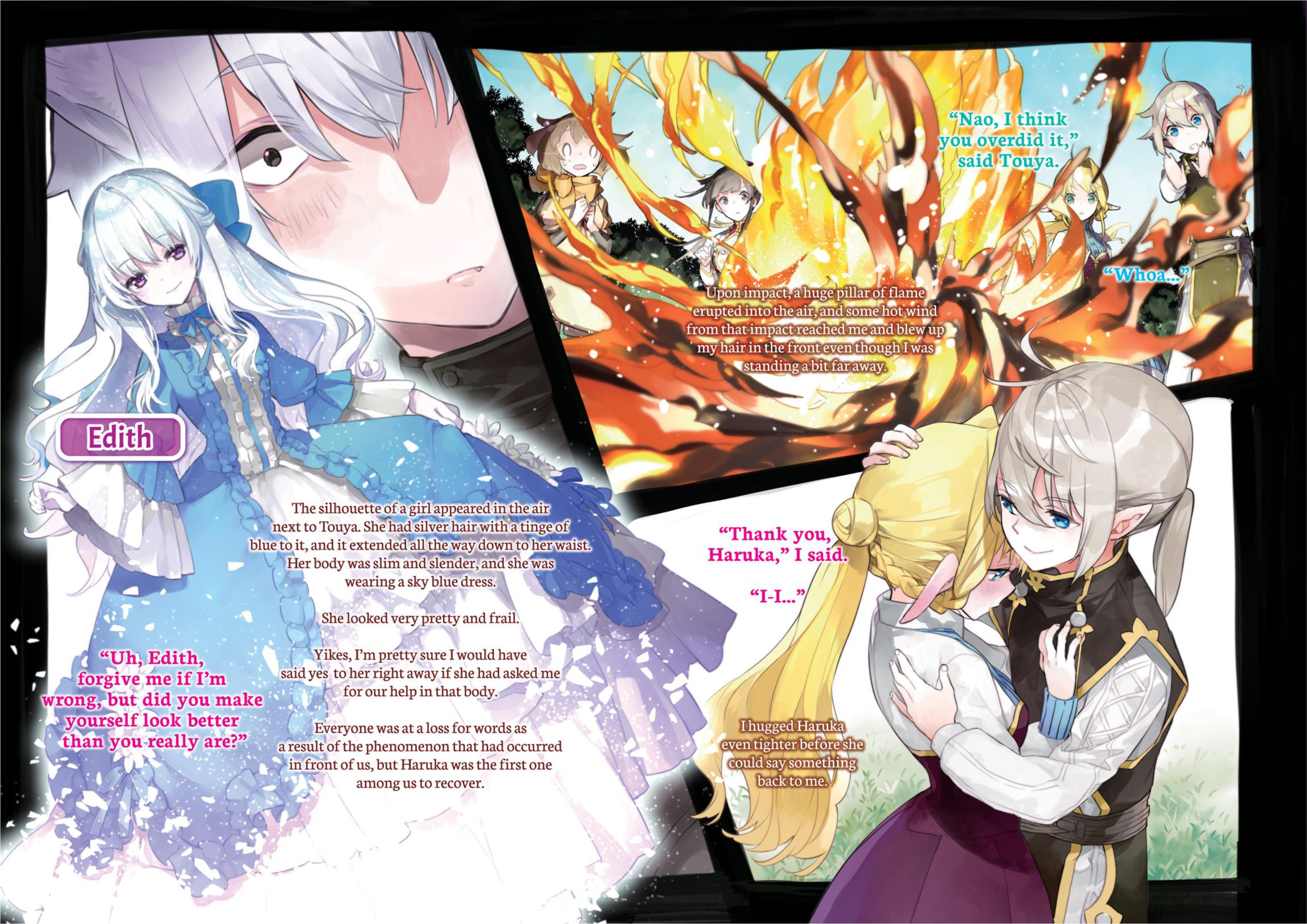 Isekai Teni V5 Illustration - Megumi Novel