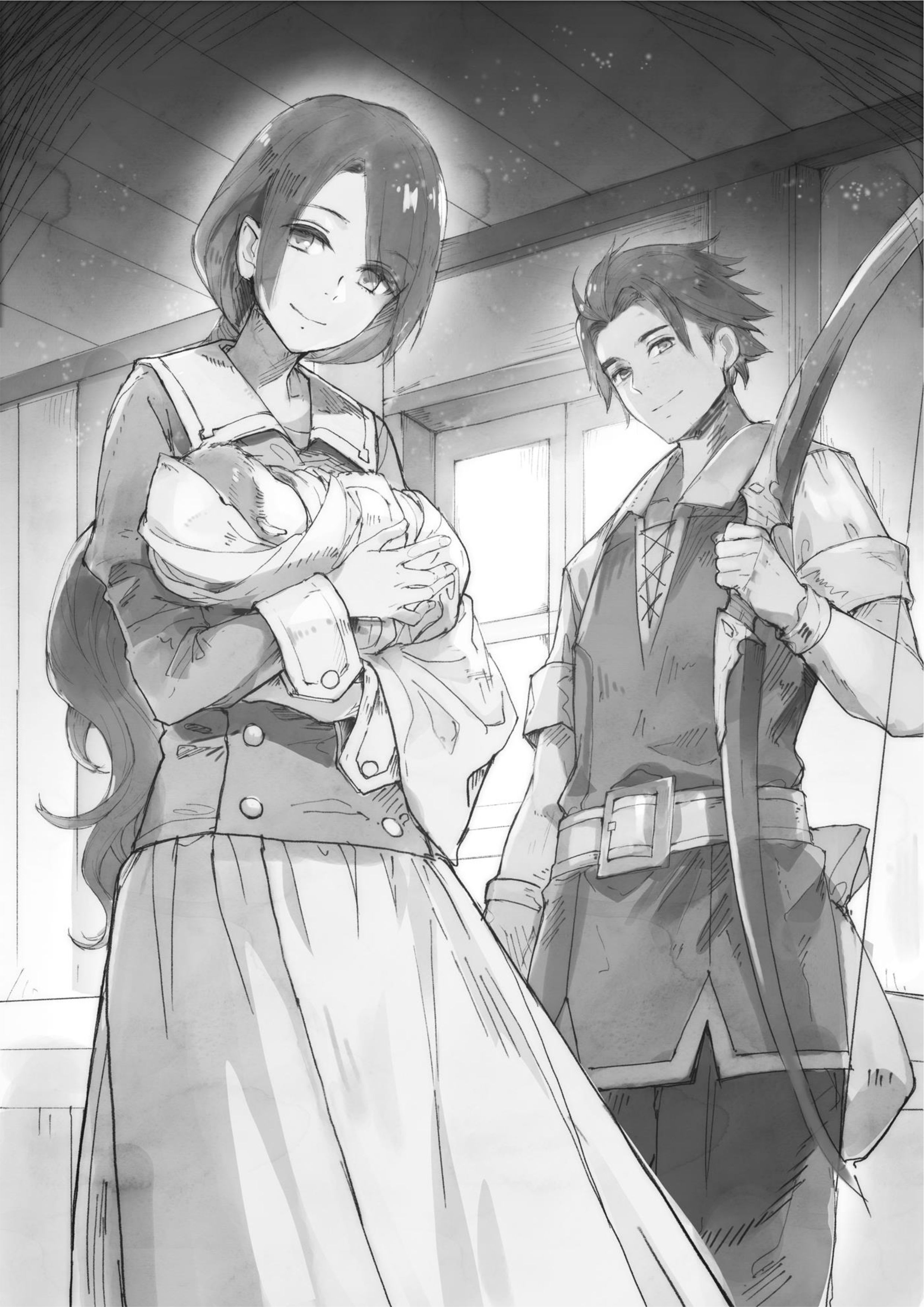 Isekai Tensei no Boukensha V1 Illustration - Megumi Novel