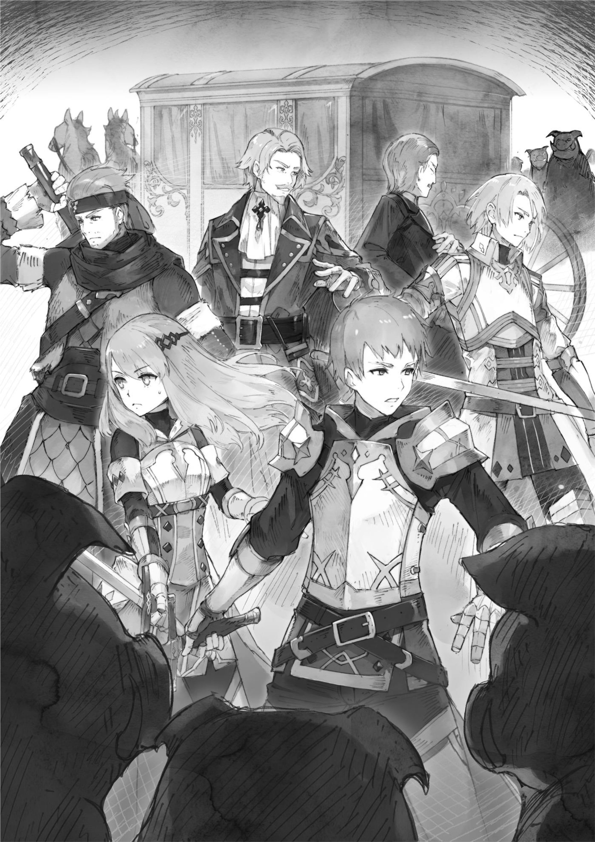 Isekai Tensei no Boukensha V1 Illustration - Megumi Novel