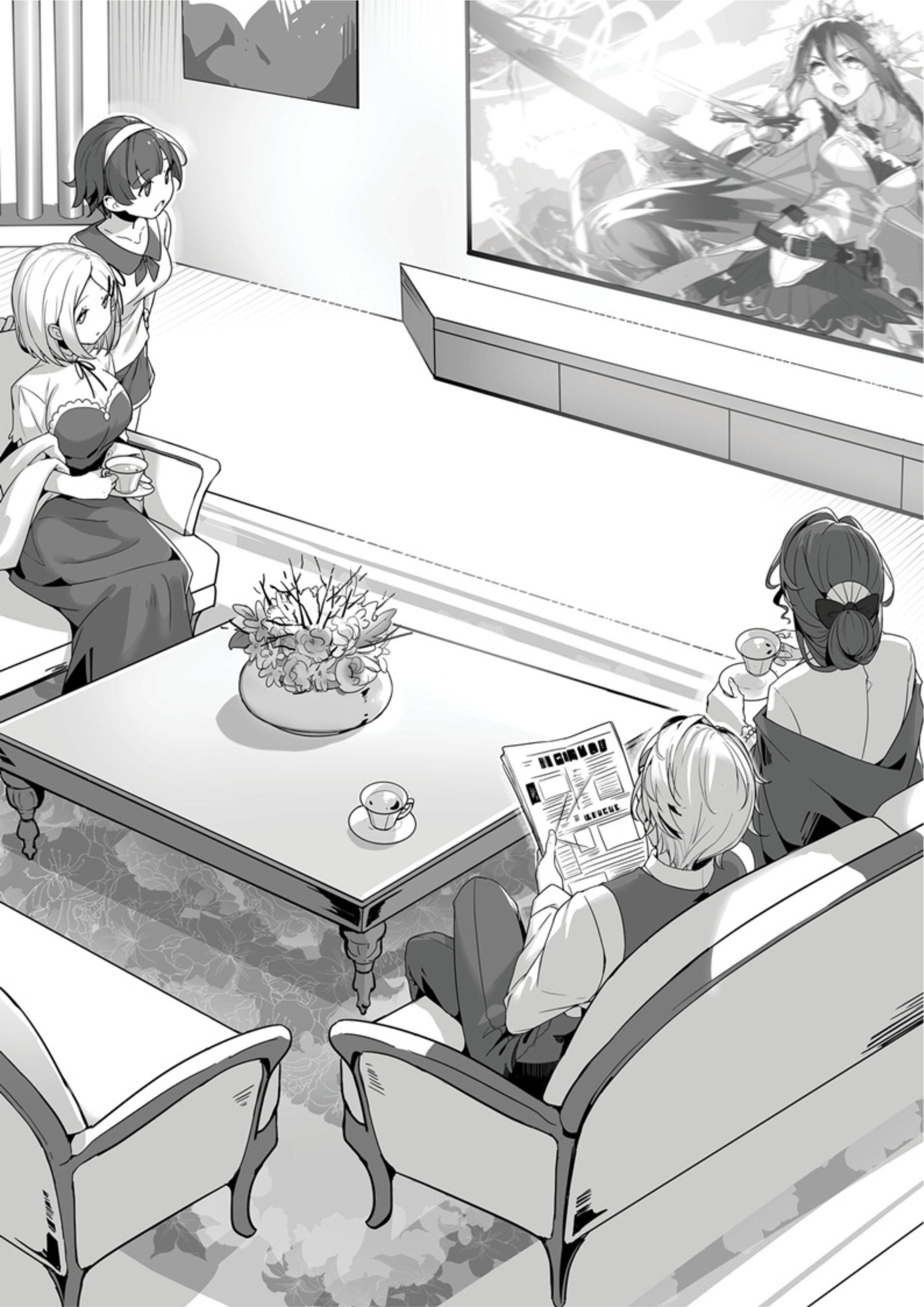 Jingai Hime Sama V2 Illustration - Megumi Novel