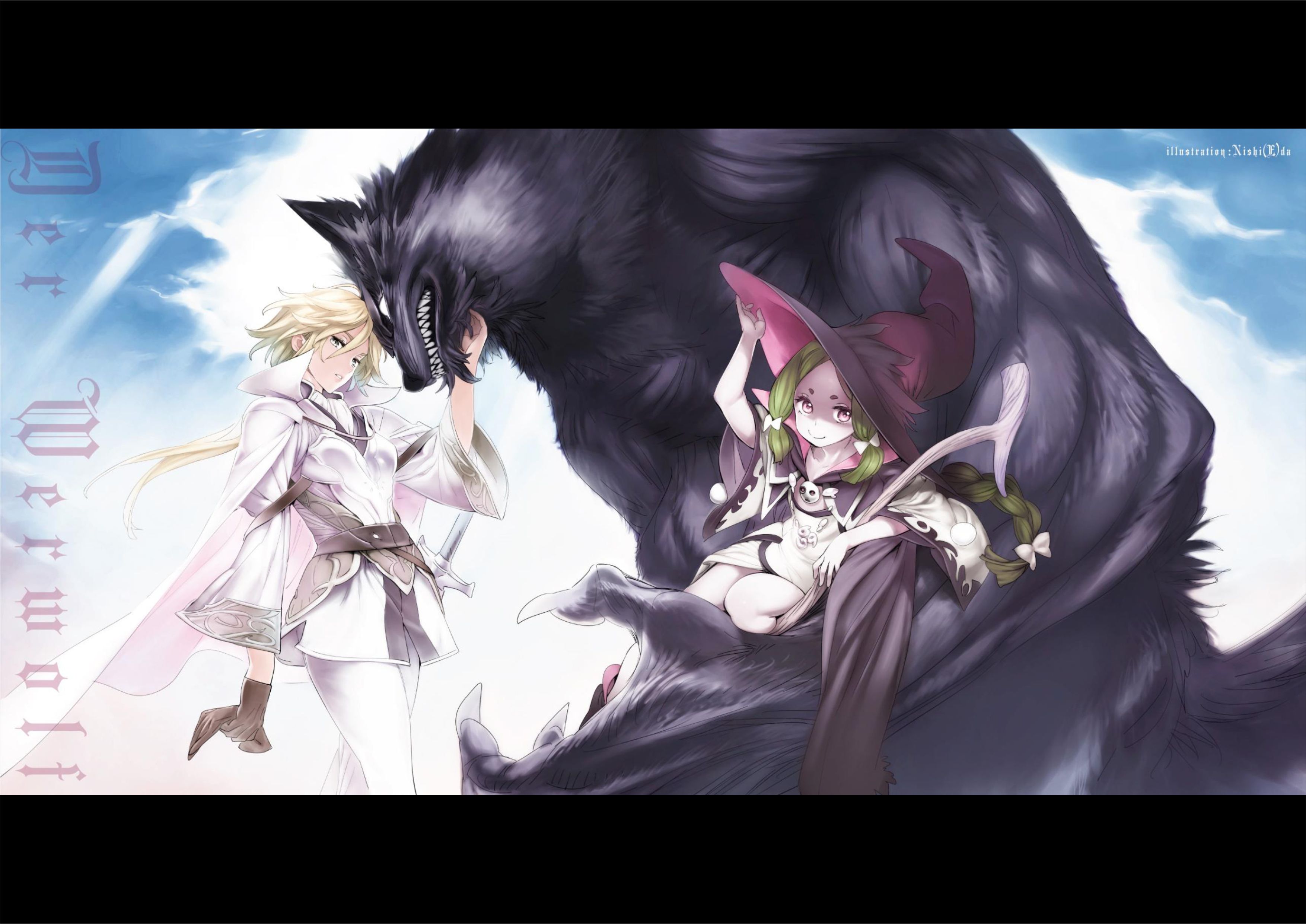 Jinrou e no Tensei V1 Illustration - Megumi Novel