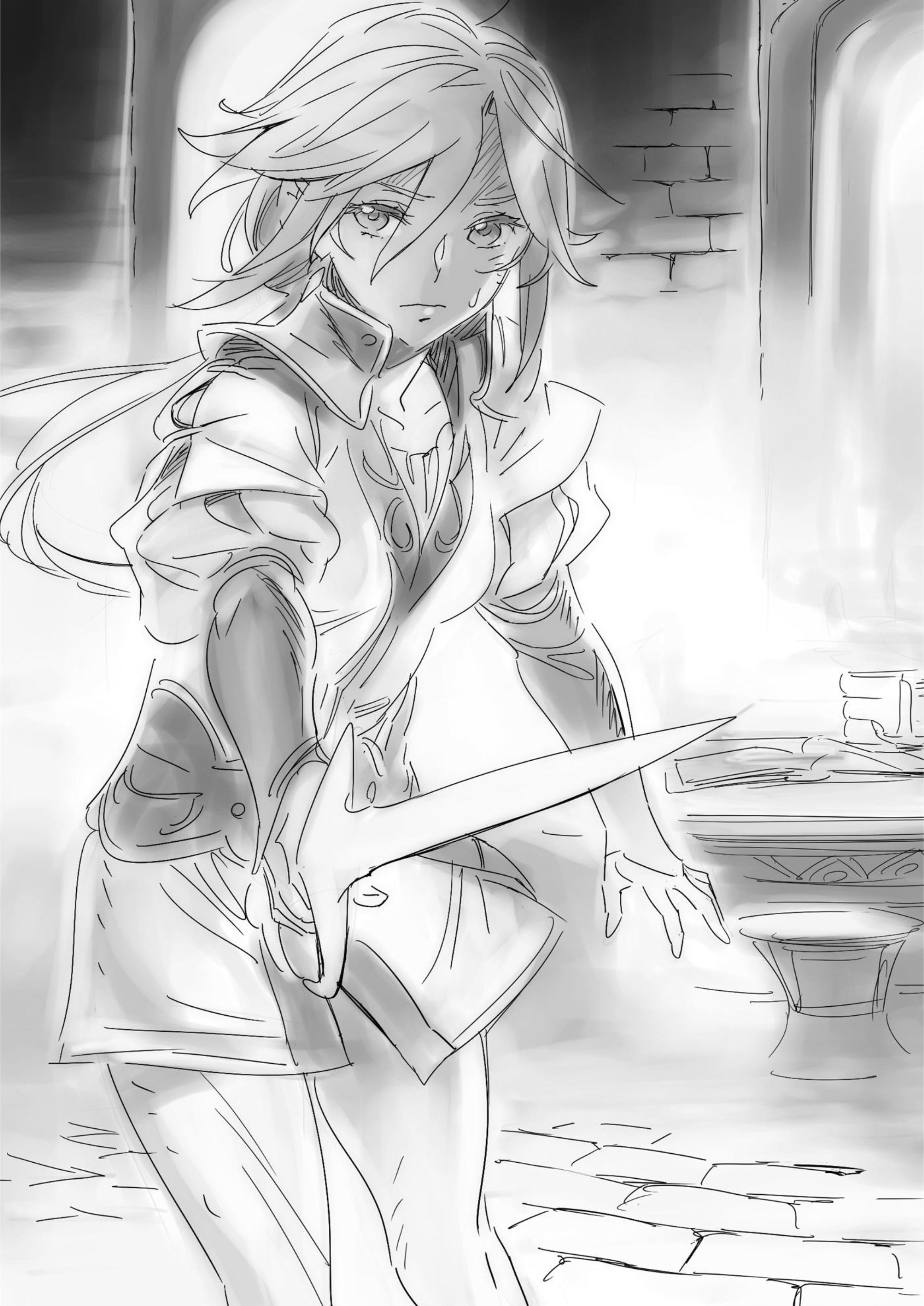 Jinrou e no Tensei V1 Illustration - Megumi Novel