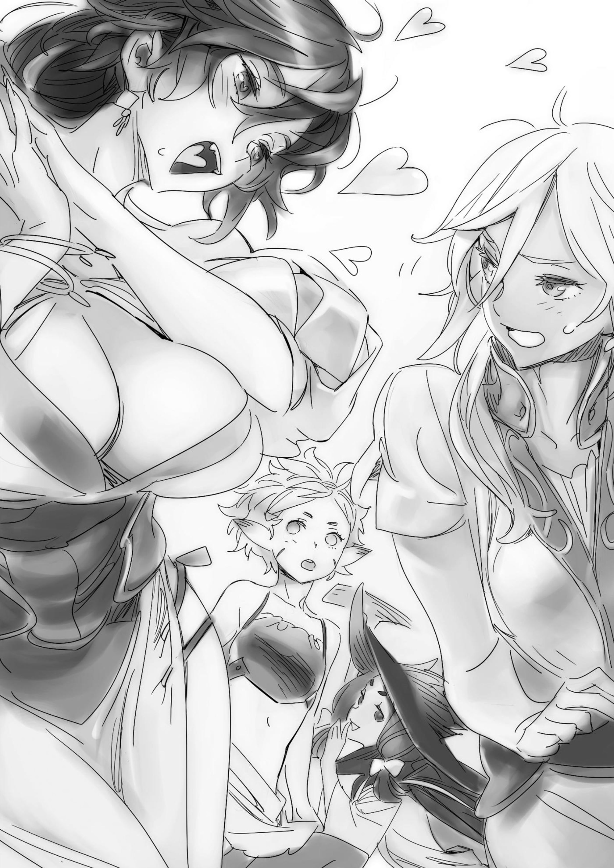 Jinrou e no Tensei V1 Illustration - Megumi Novel