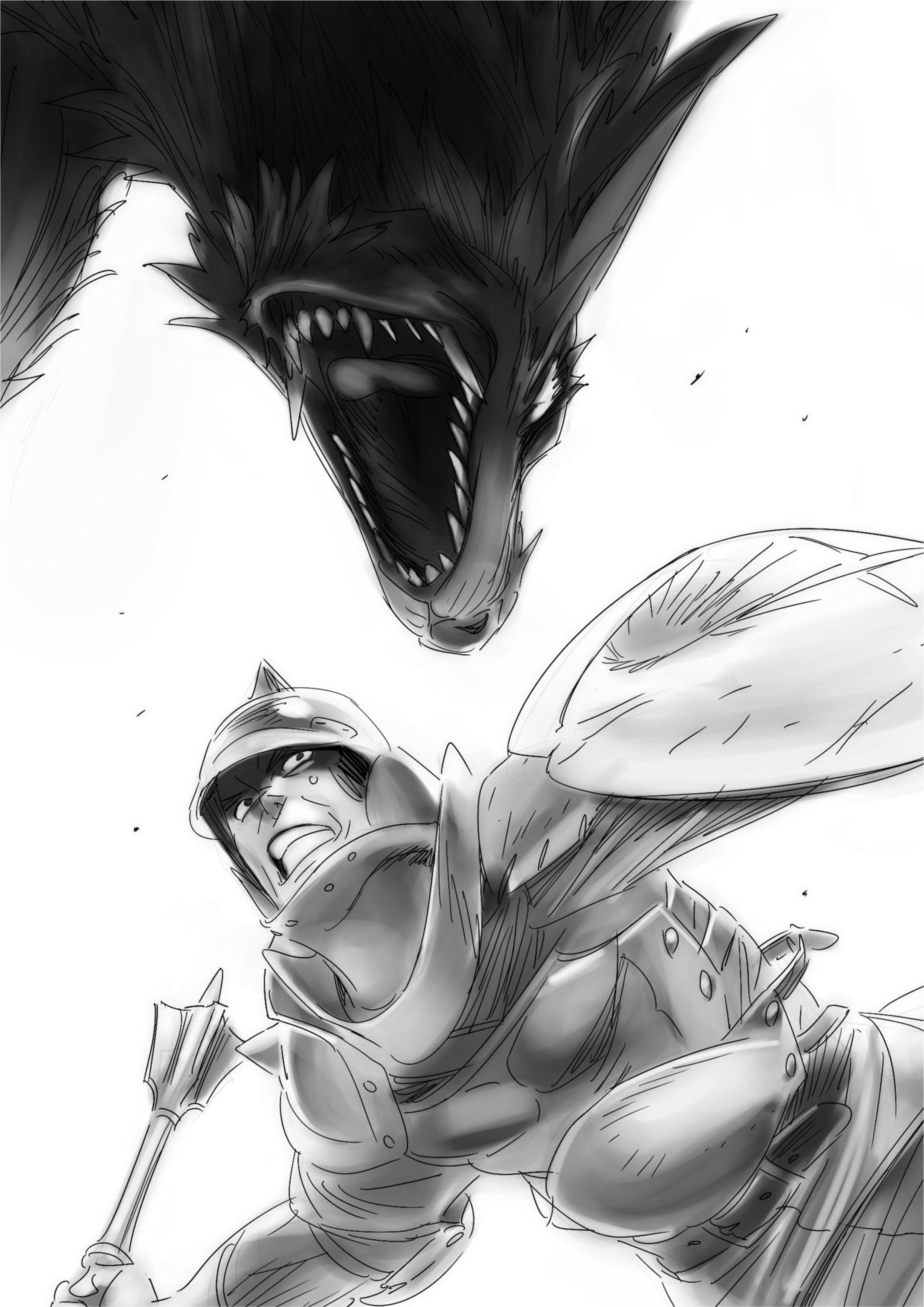 Jinrou e no Tensei V1 Illustration - Megumi Novel