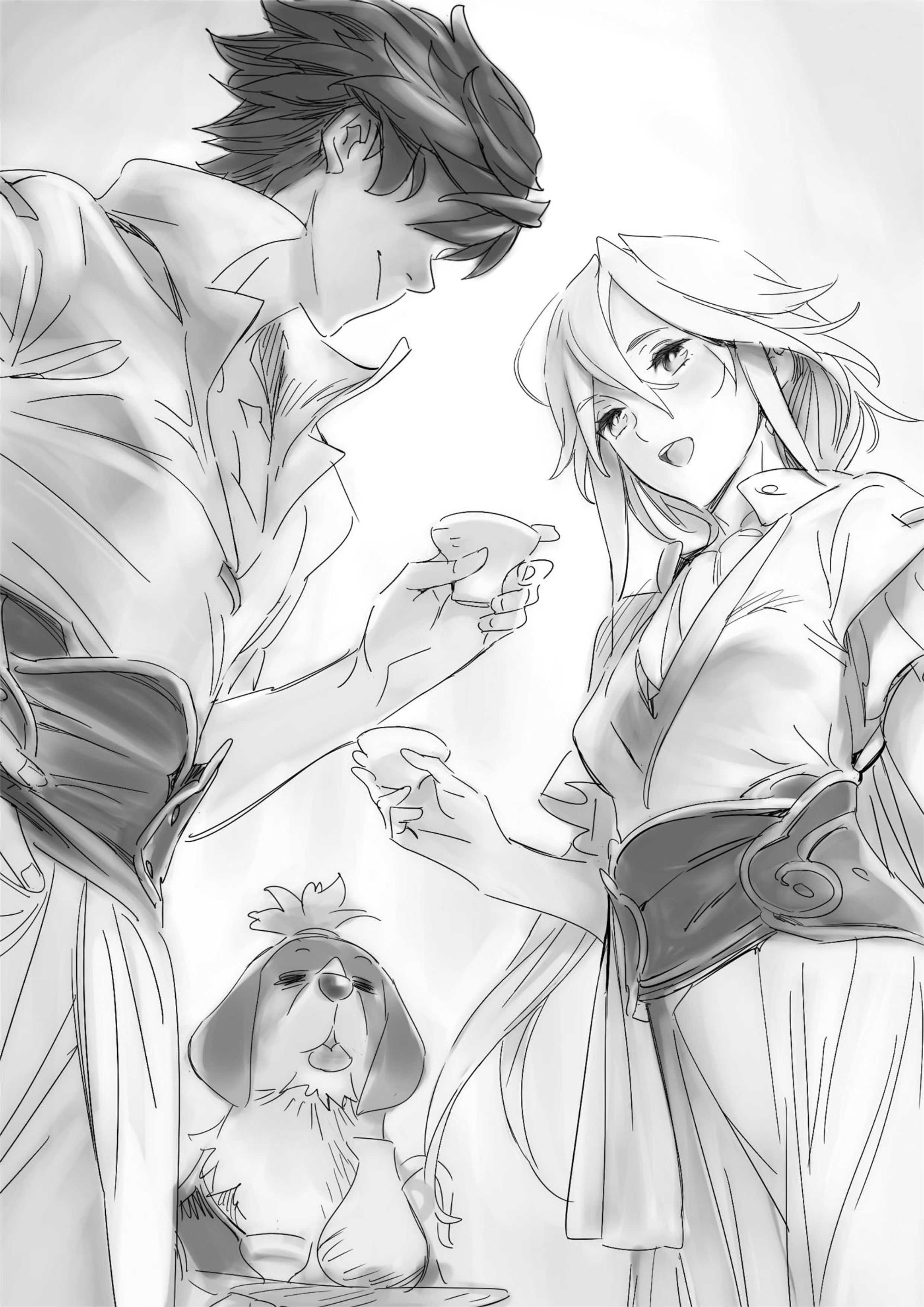 Jinrou e no Tensei V1 Illustration - Megumi Novel