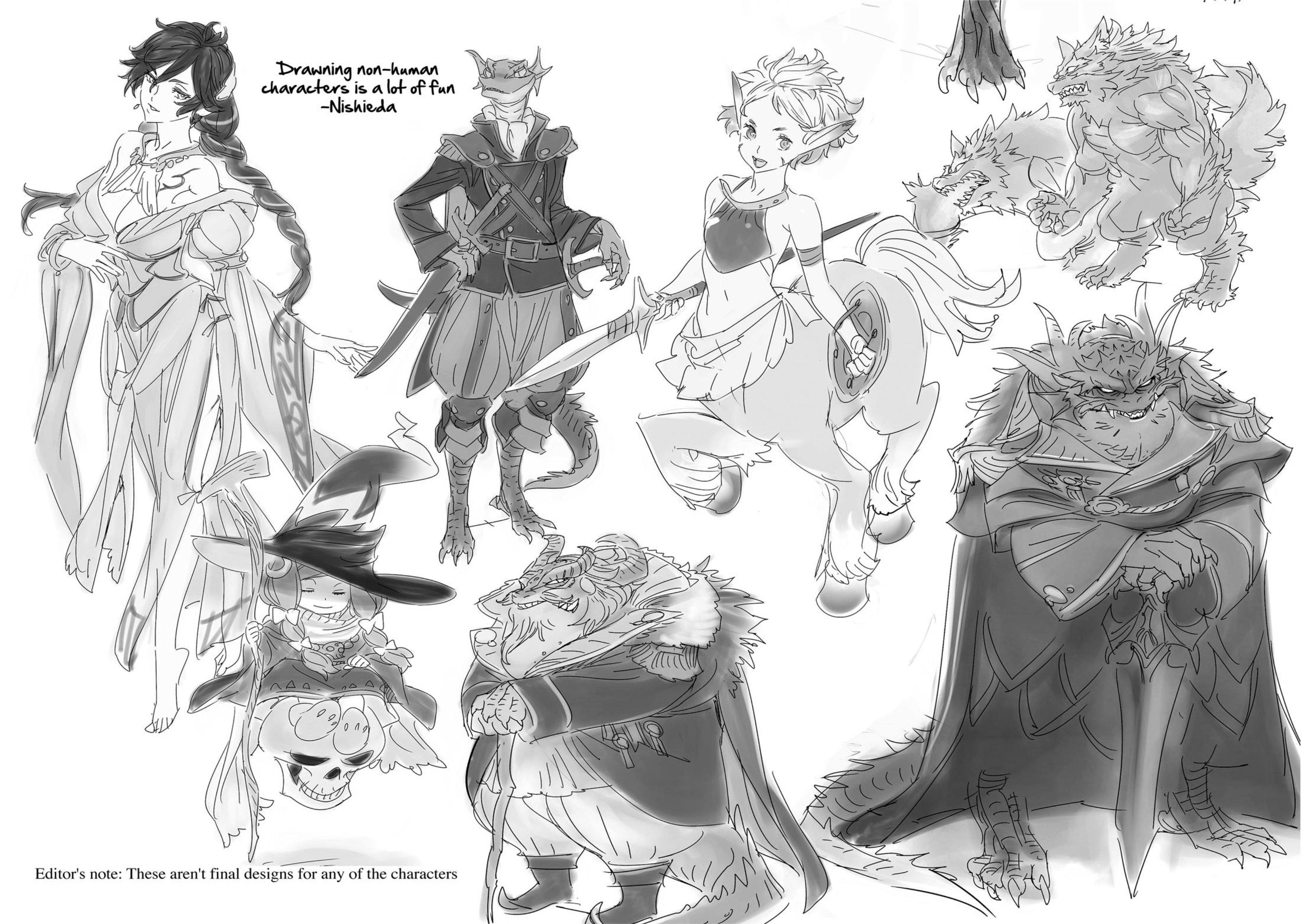 Jinrou e no Tensei V1 Illustration - Megumi Novel