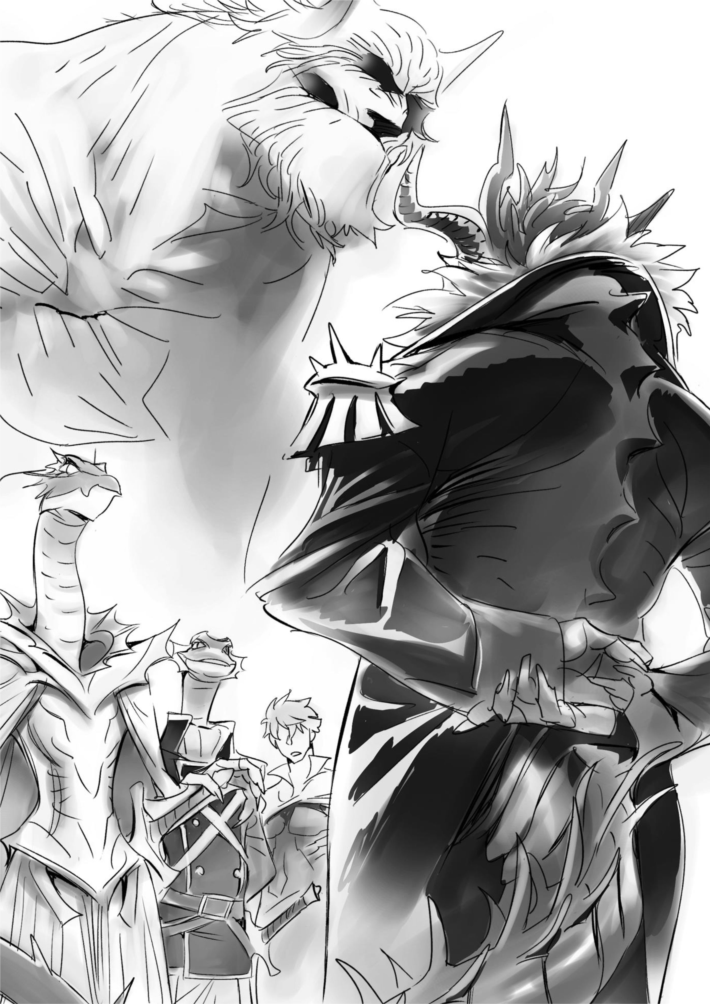 Jinrou e no Tensei V2 Illustration - Megumi Novel