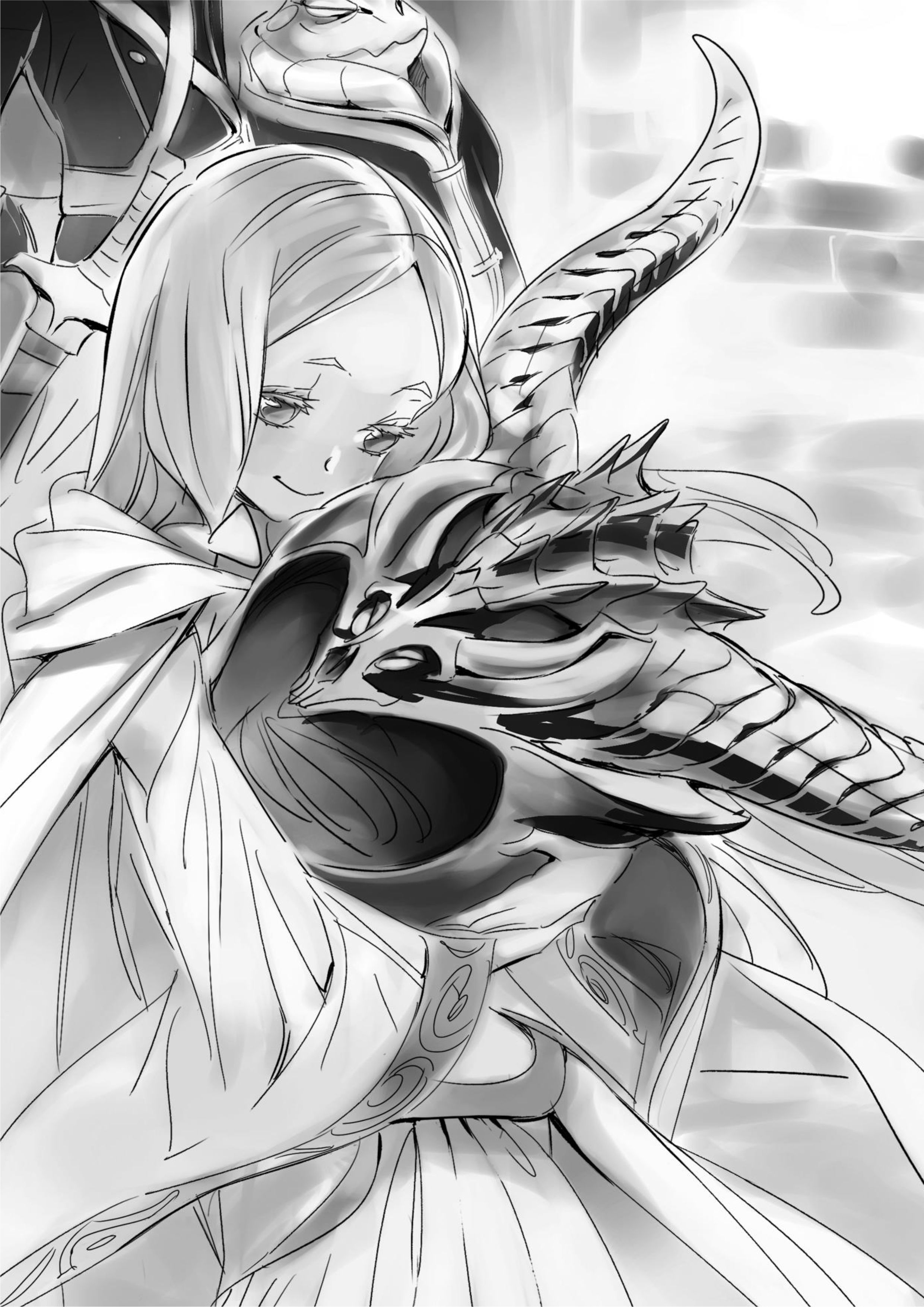 Jinrou e no Tensei V2 Illustration - Megumi Novel