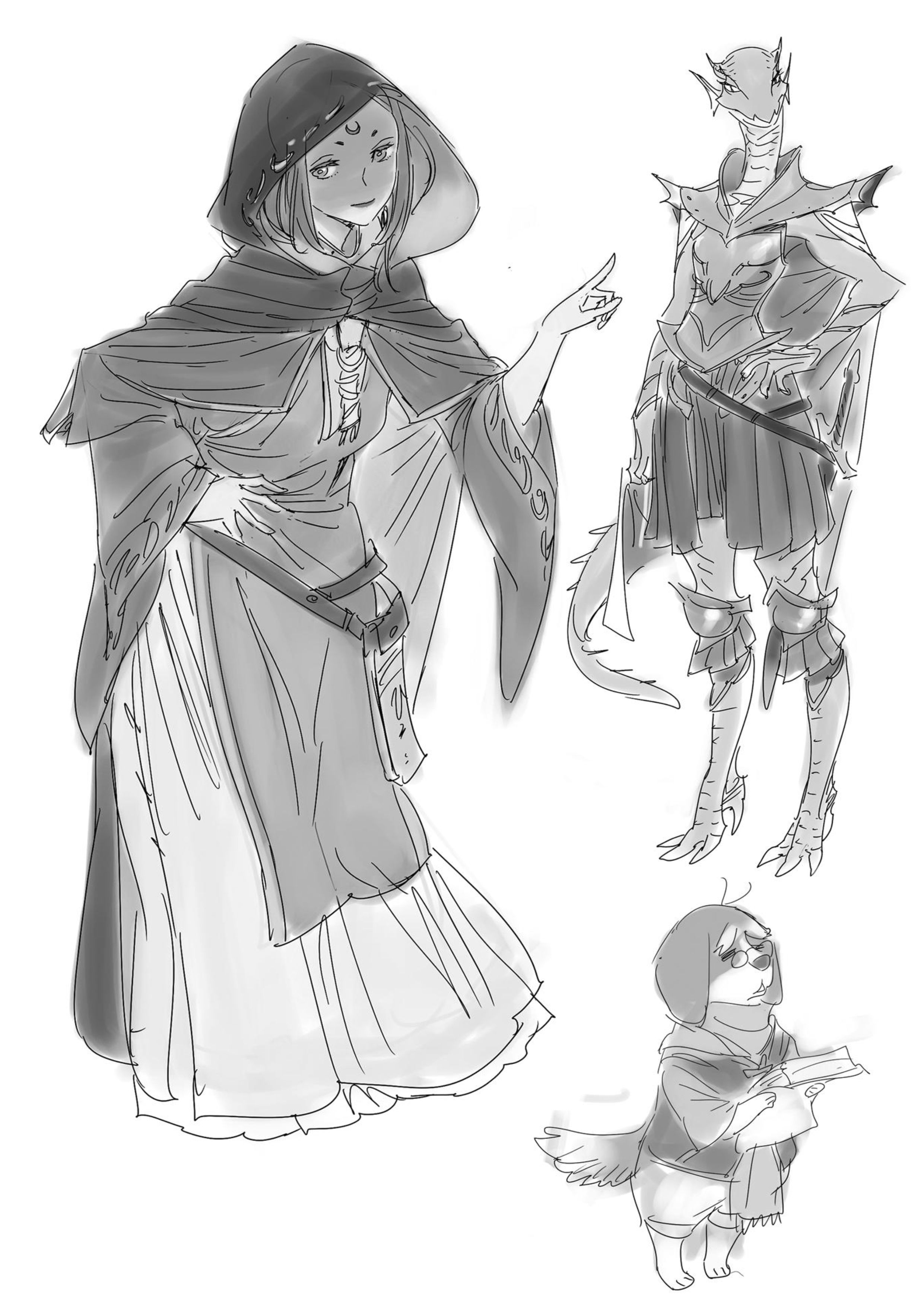 Jinrou e no Tensei V2 Illustration - Megumi Novel