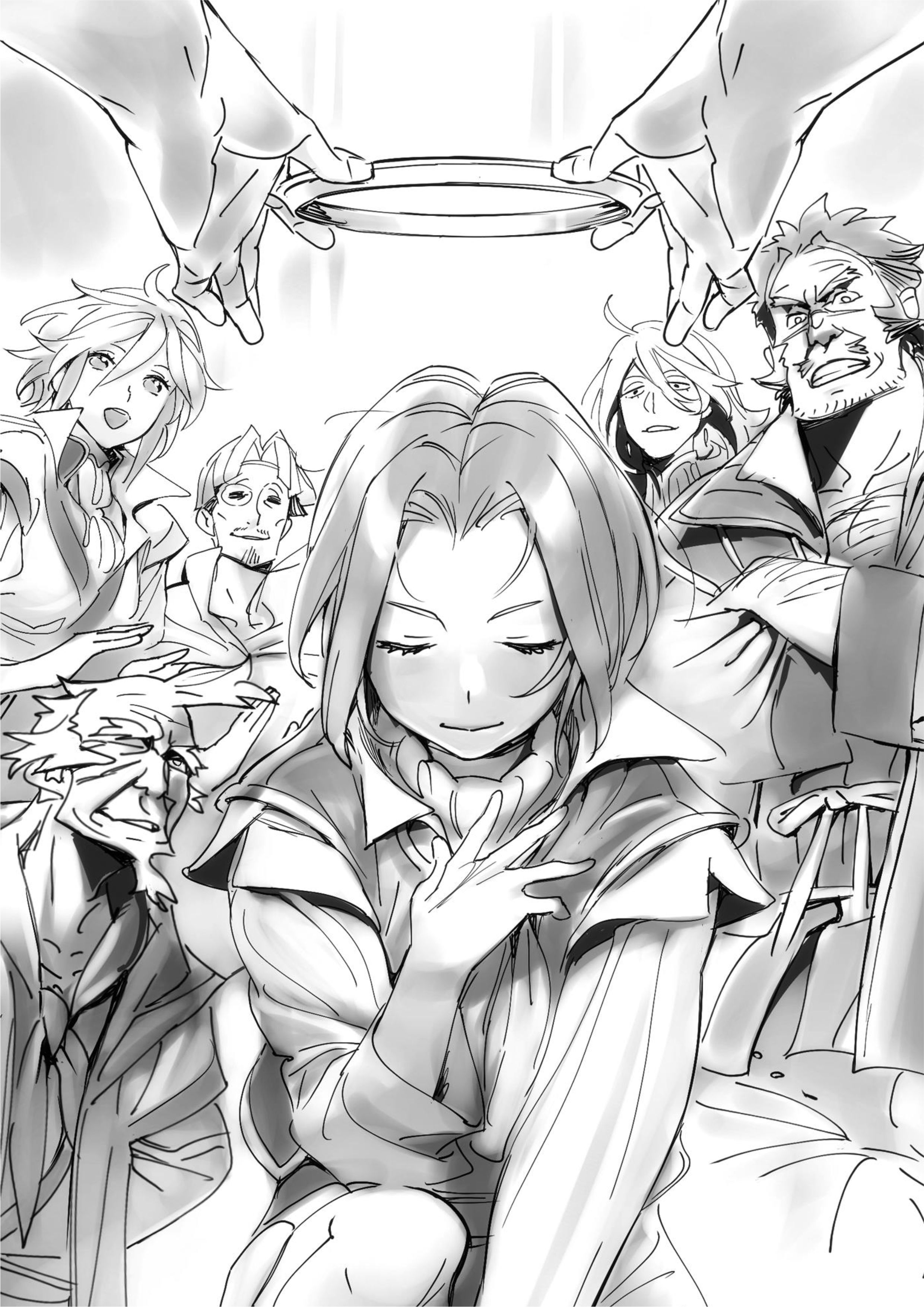 Jinrou e no Tensei V3 Illustration - Megumi Novel