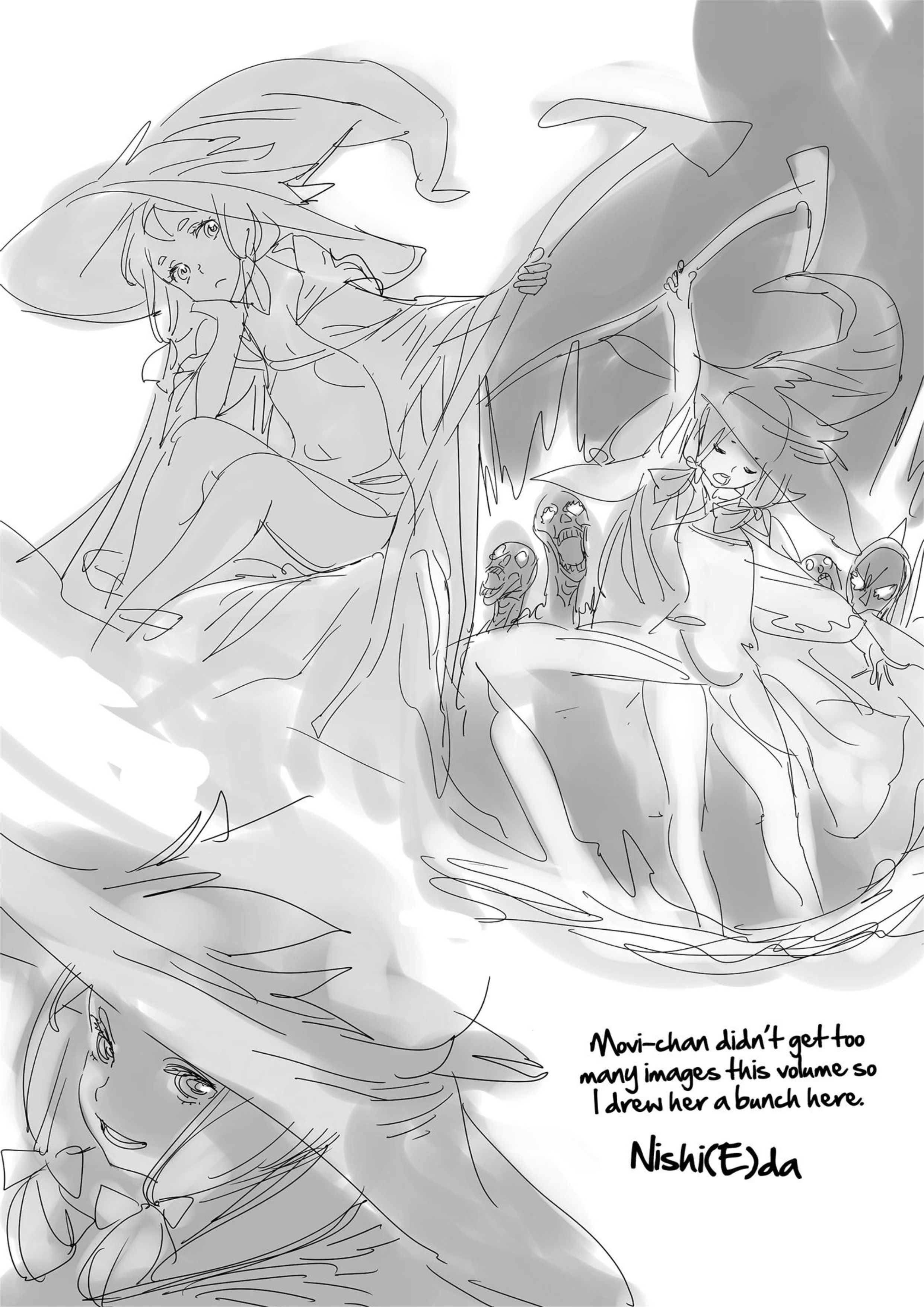 Jinrou e no Tensei V3 Illustration - Megumi Novel