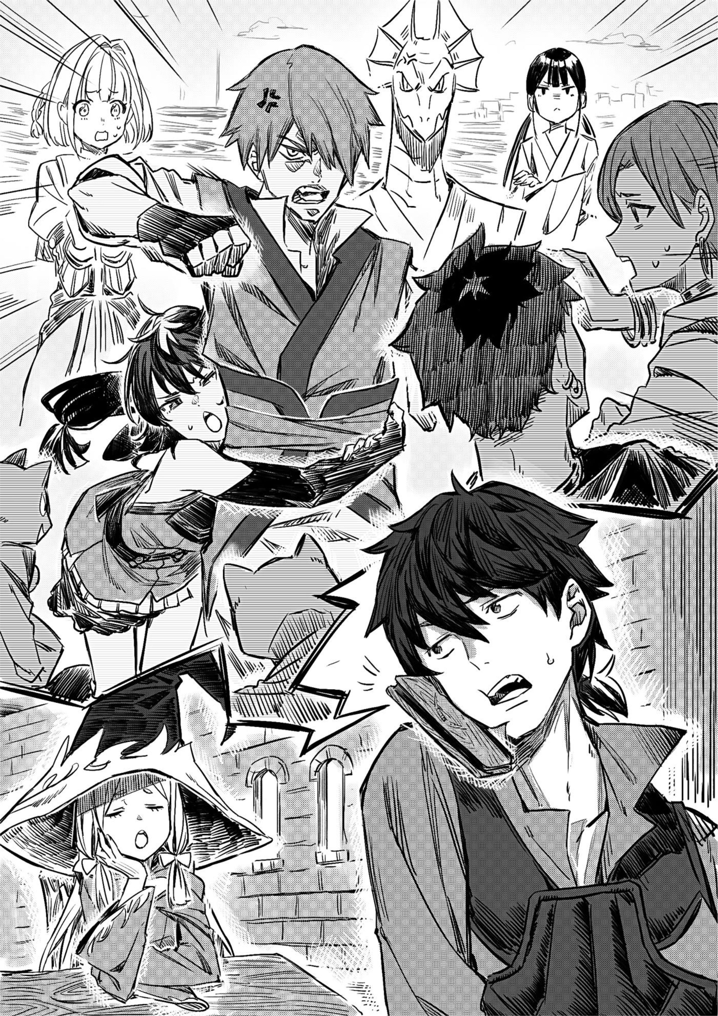 Jinrou e no Tensei V15 Illustration - Megumi Novel
