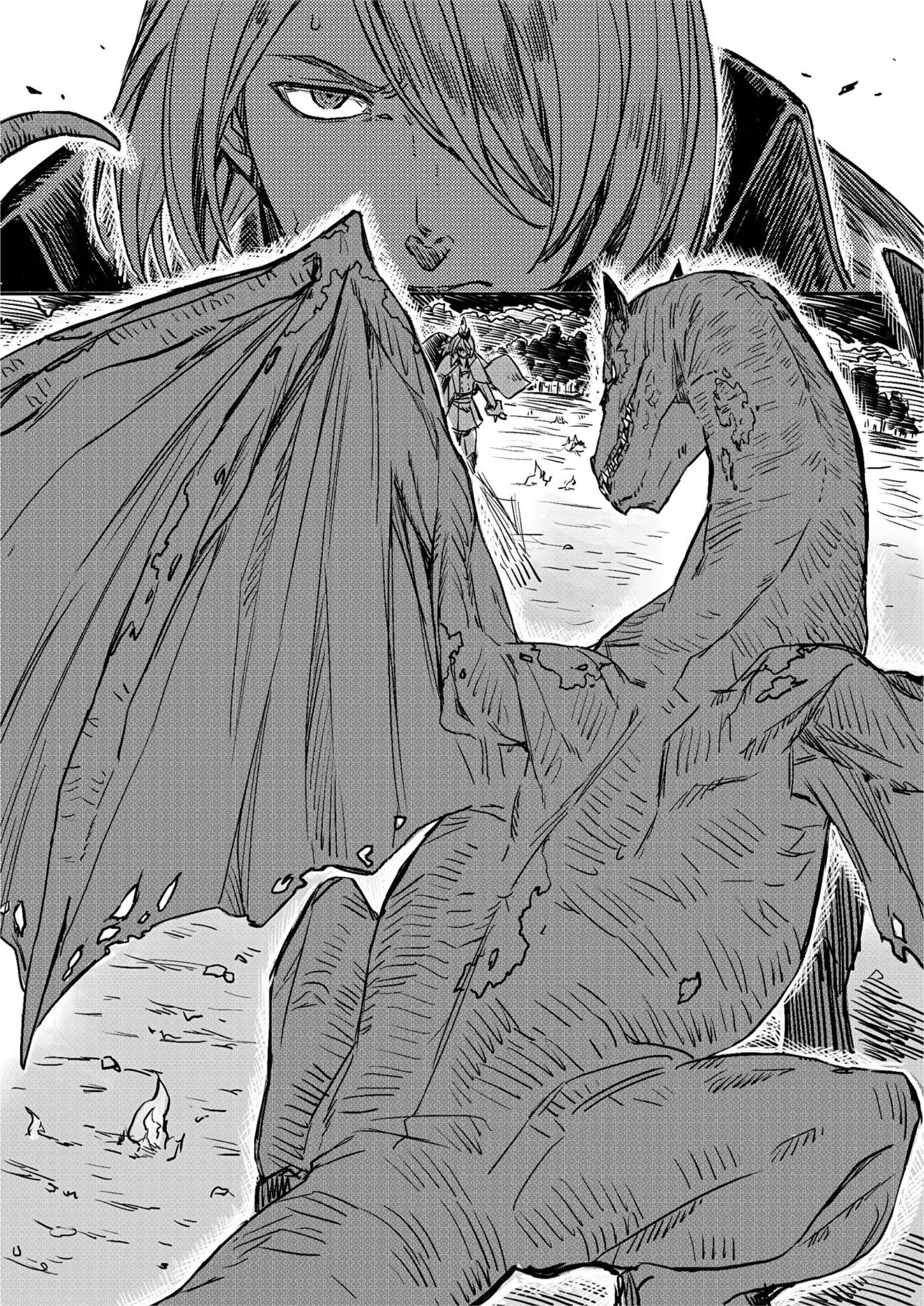 Jinrou e no Tensei V15 Illustration - Megumi Novel