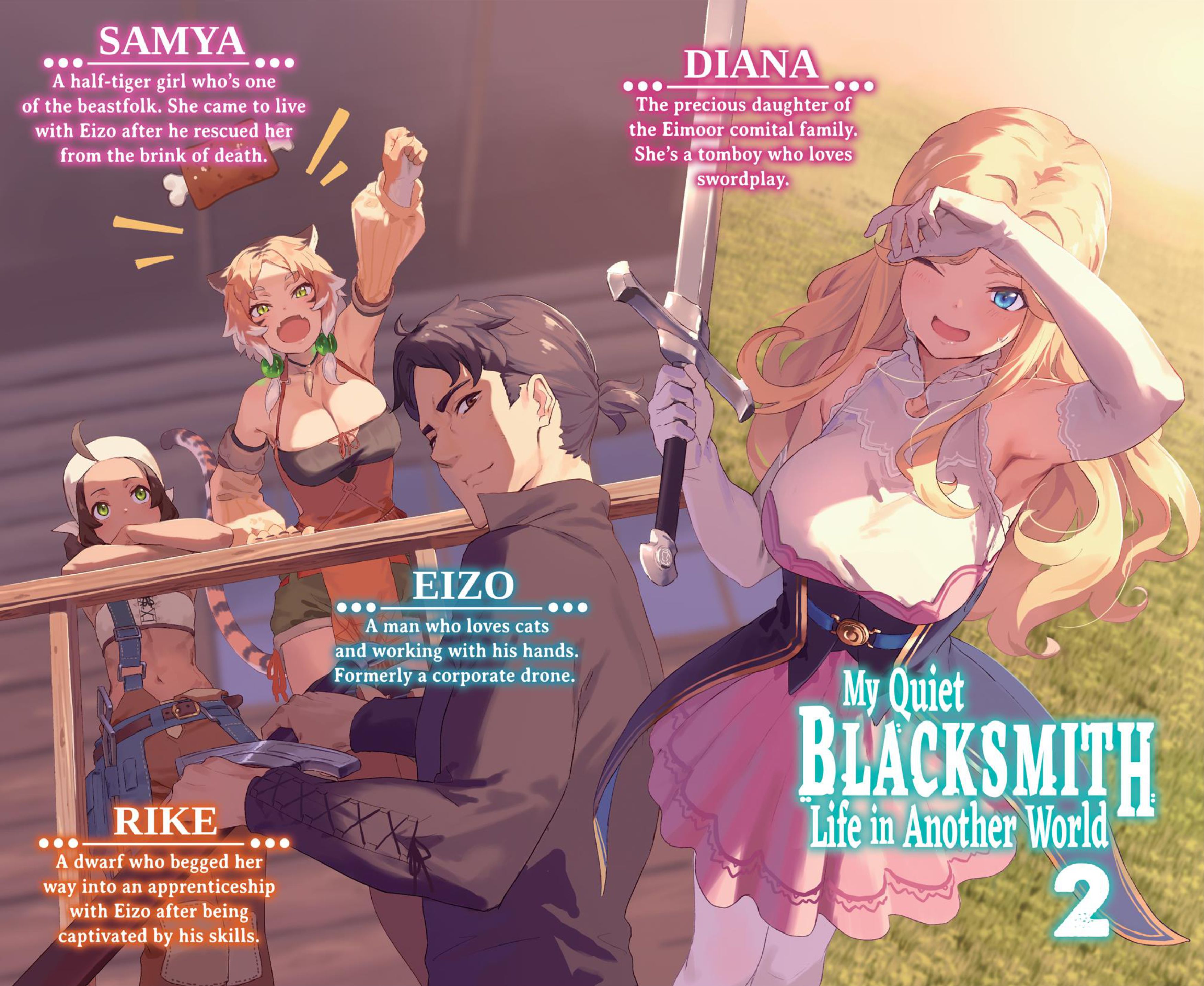 Kajiya de Hajimeru Isekai Slow Life V2 Illustration - Megumi Novel