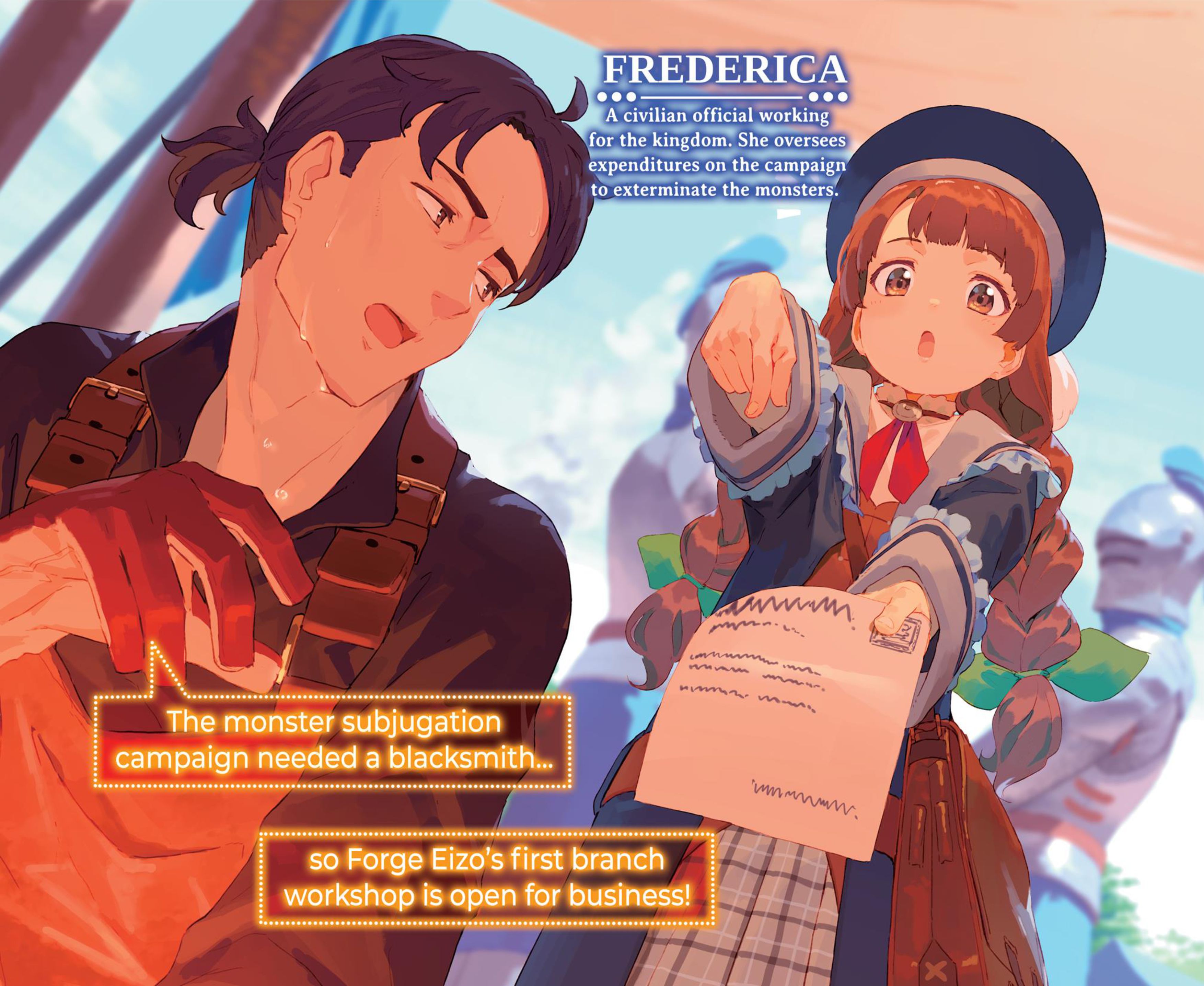 Kajiya de Hajimeru Isekai Slow Life V3 Illustration - Megumi Novel