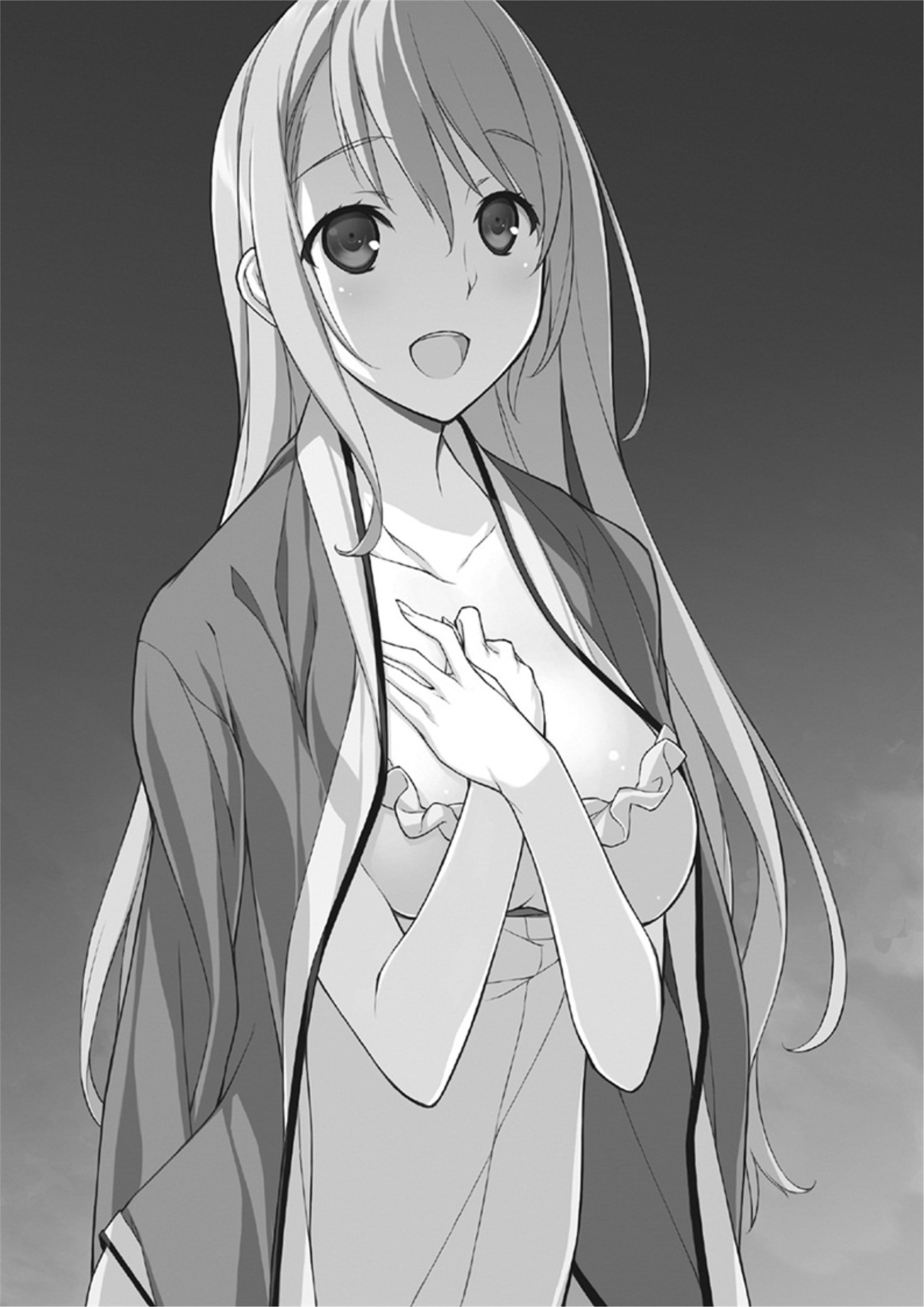 Kenja no Mago V1 Illustration - Megumi Novel