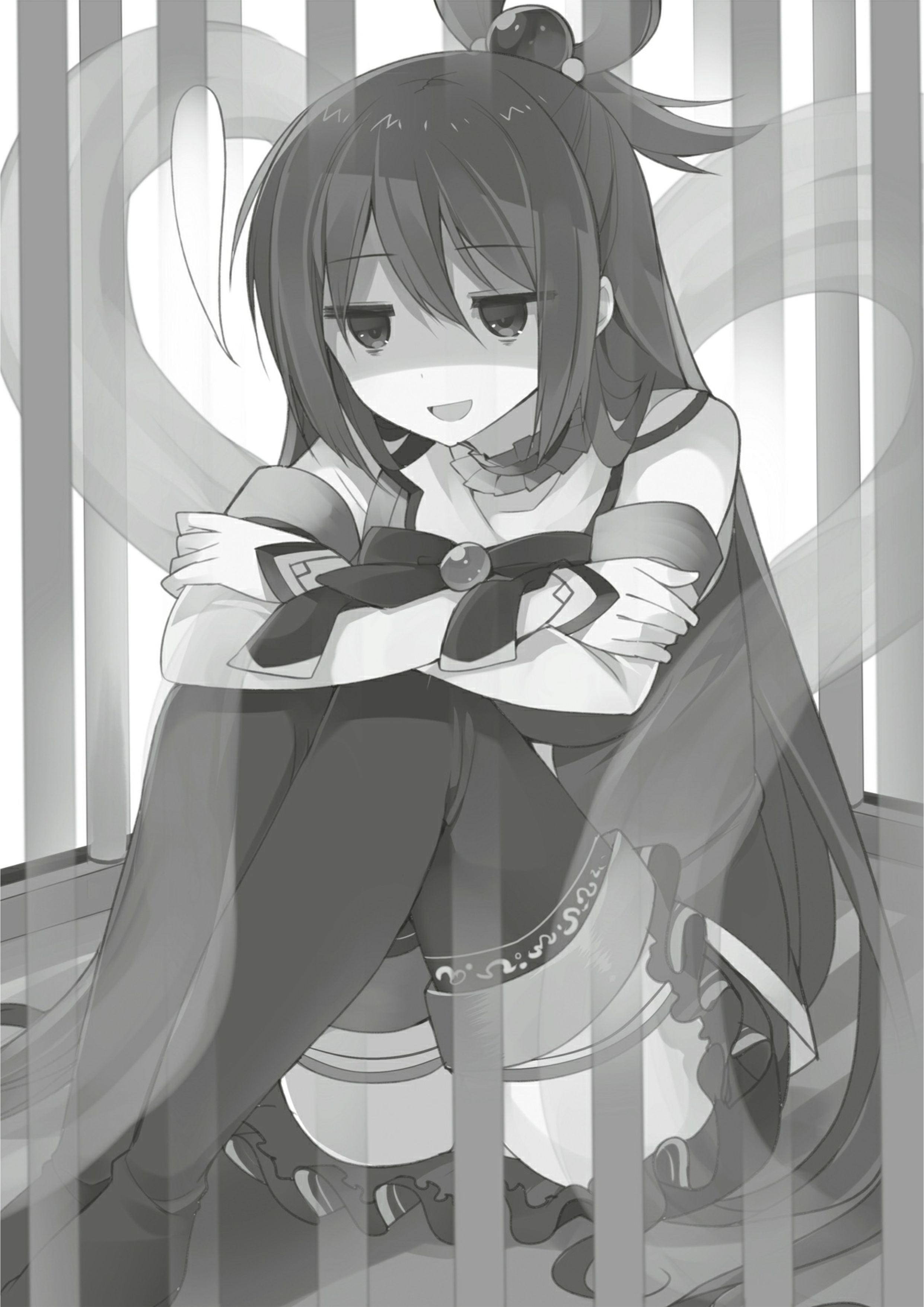 Konosuba V1 Illustration - Megumi Novel