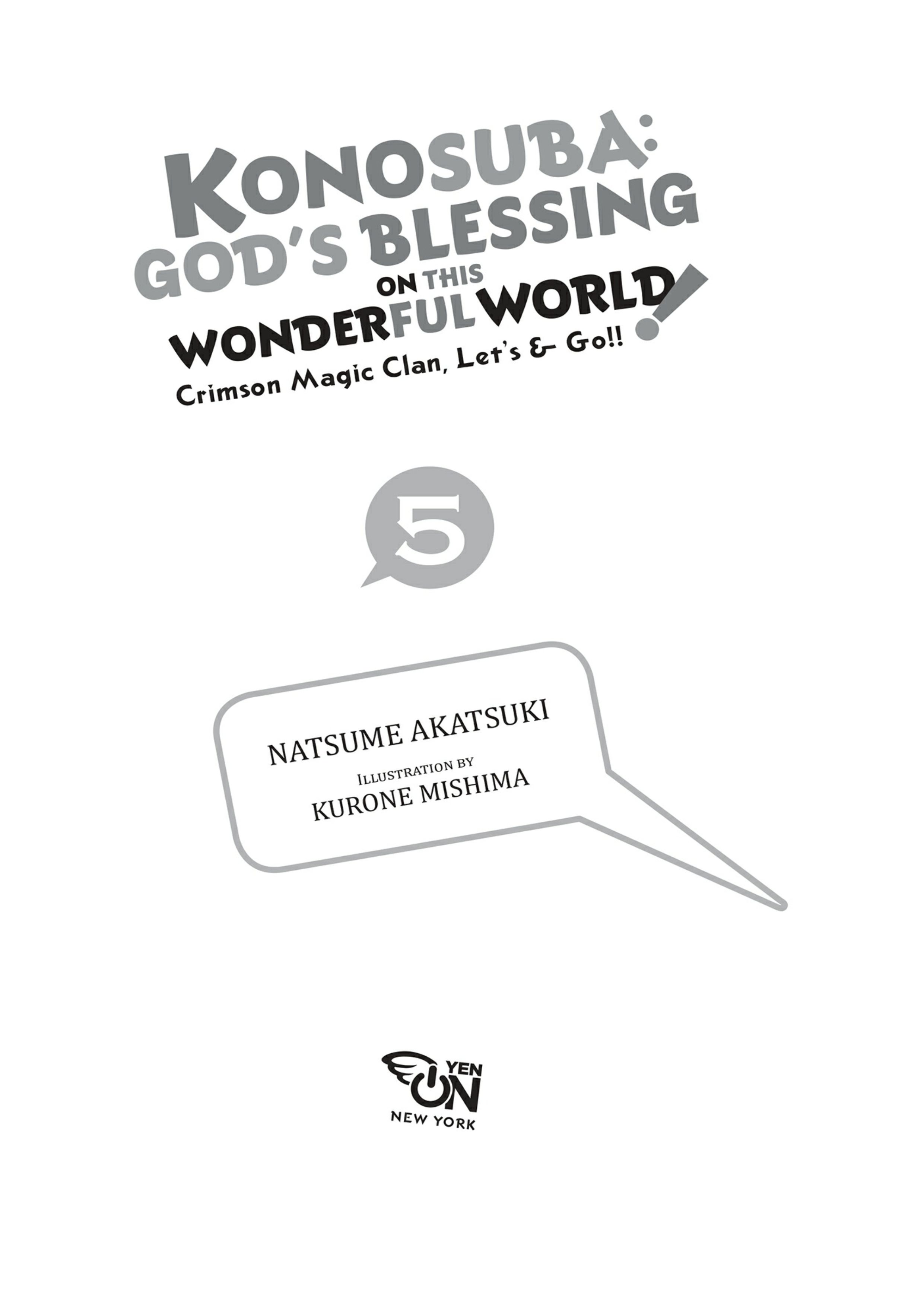 Konosuba V5 Illustration - Megumi Novel