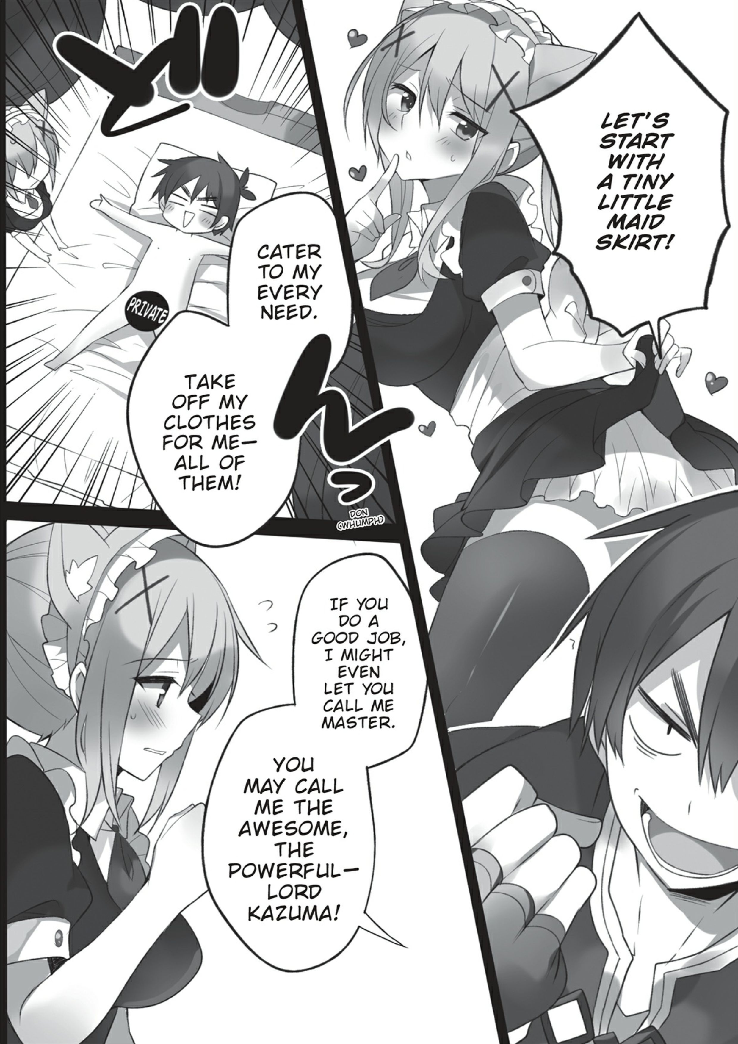 Konosuba V5 Illustration - Megumi Novel