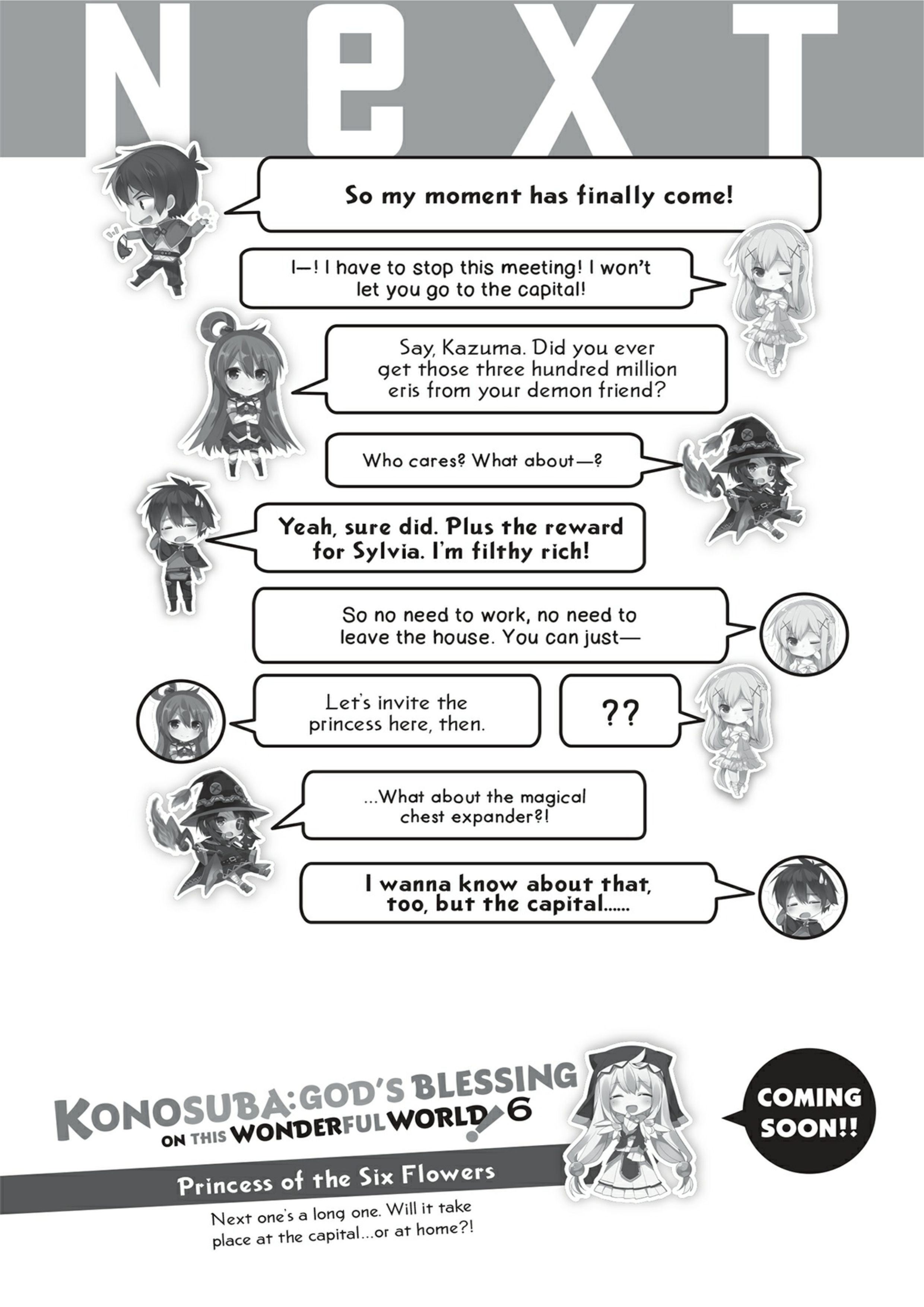 Konosuba V5 Illustration - Megumi Novel