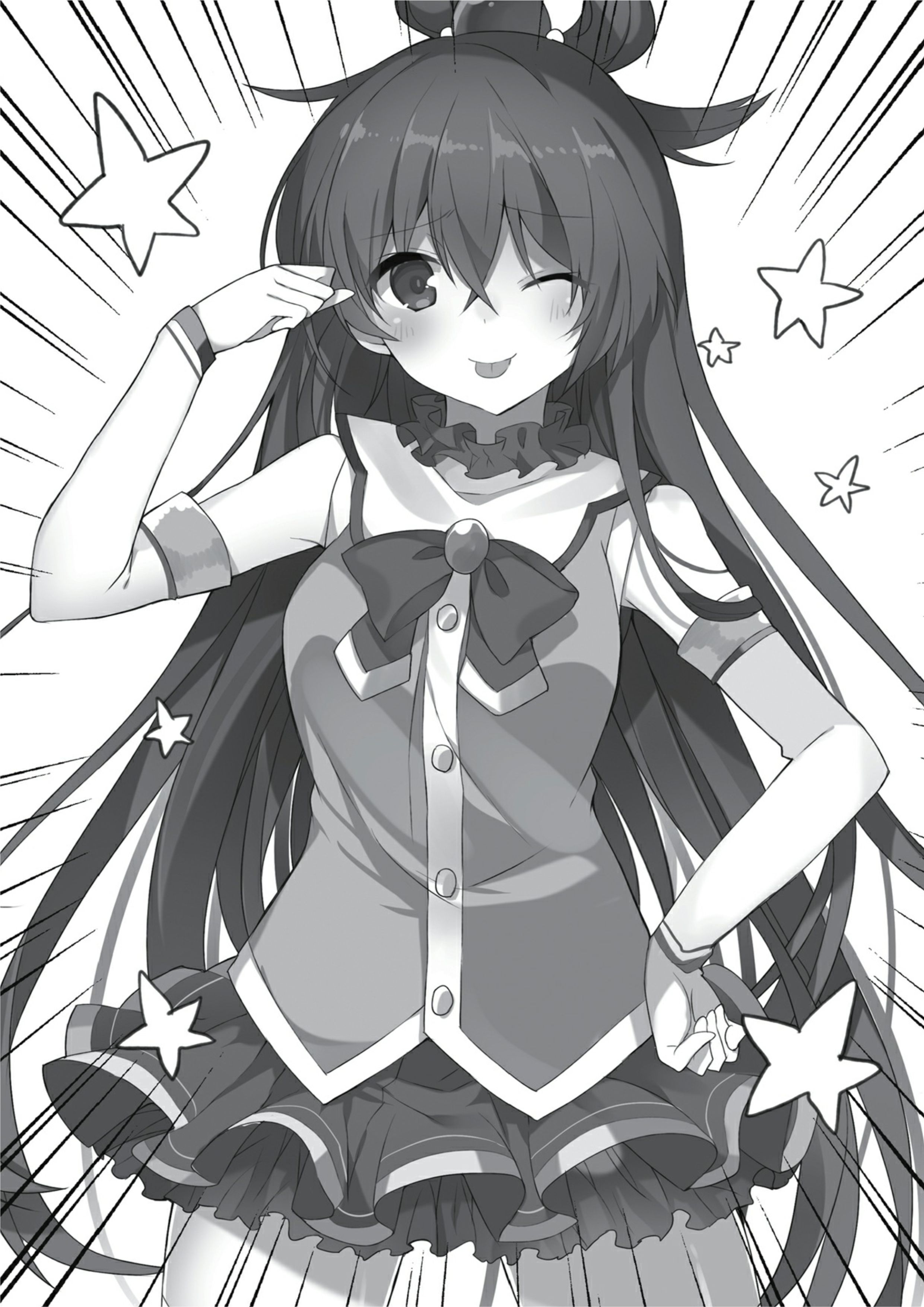 Konosuba V7 Illustration - Megumi Novel