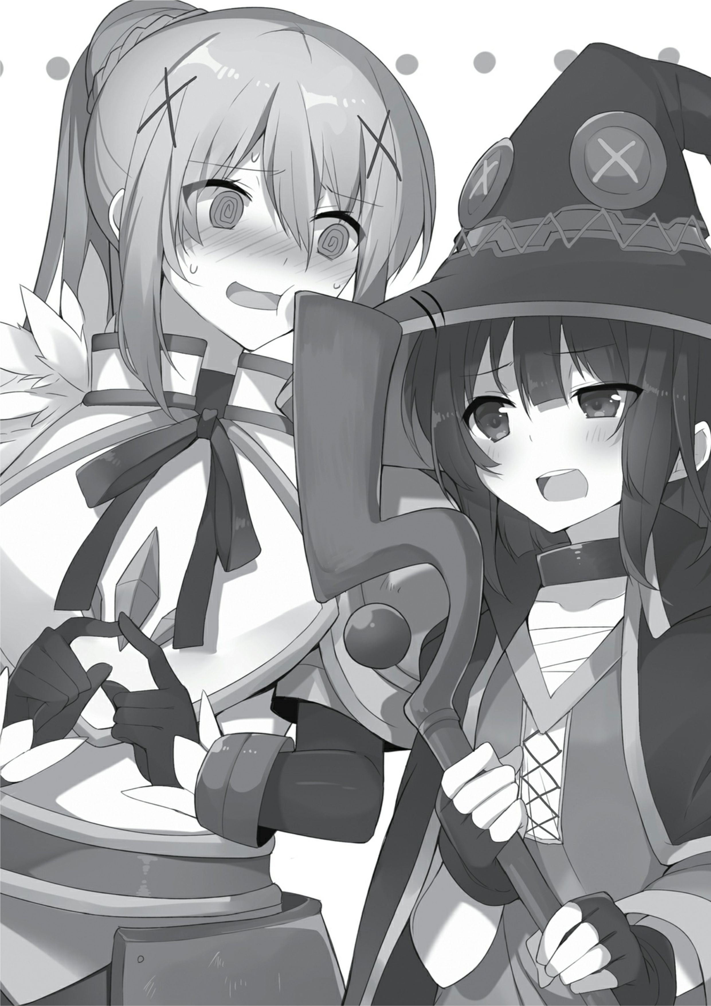 Konosuba V7 Illustration - Megumi Novel