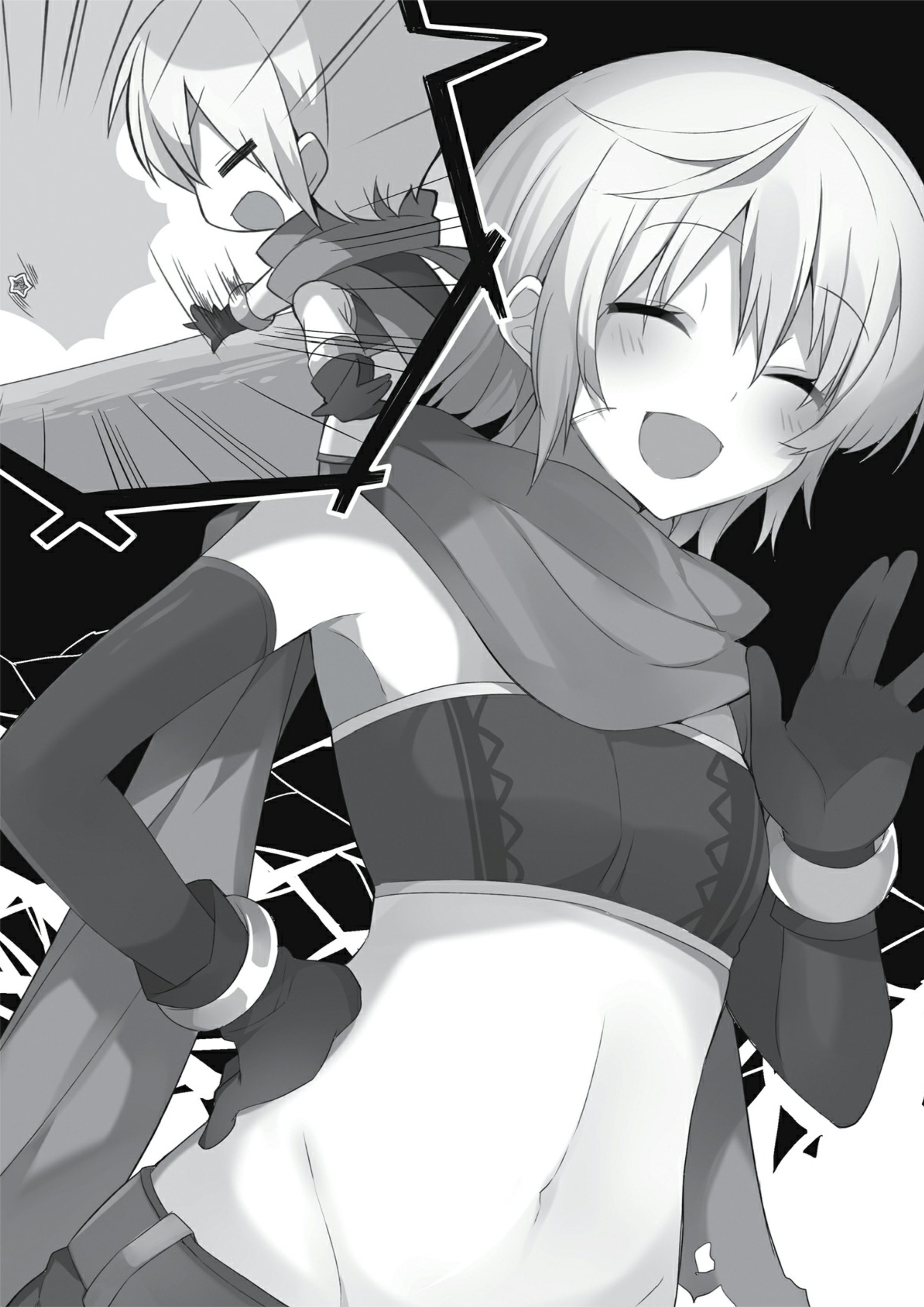 Konosuba V7 Illustration - Megumi Novel