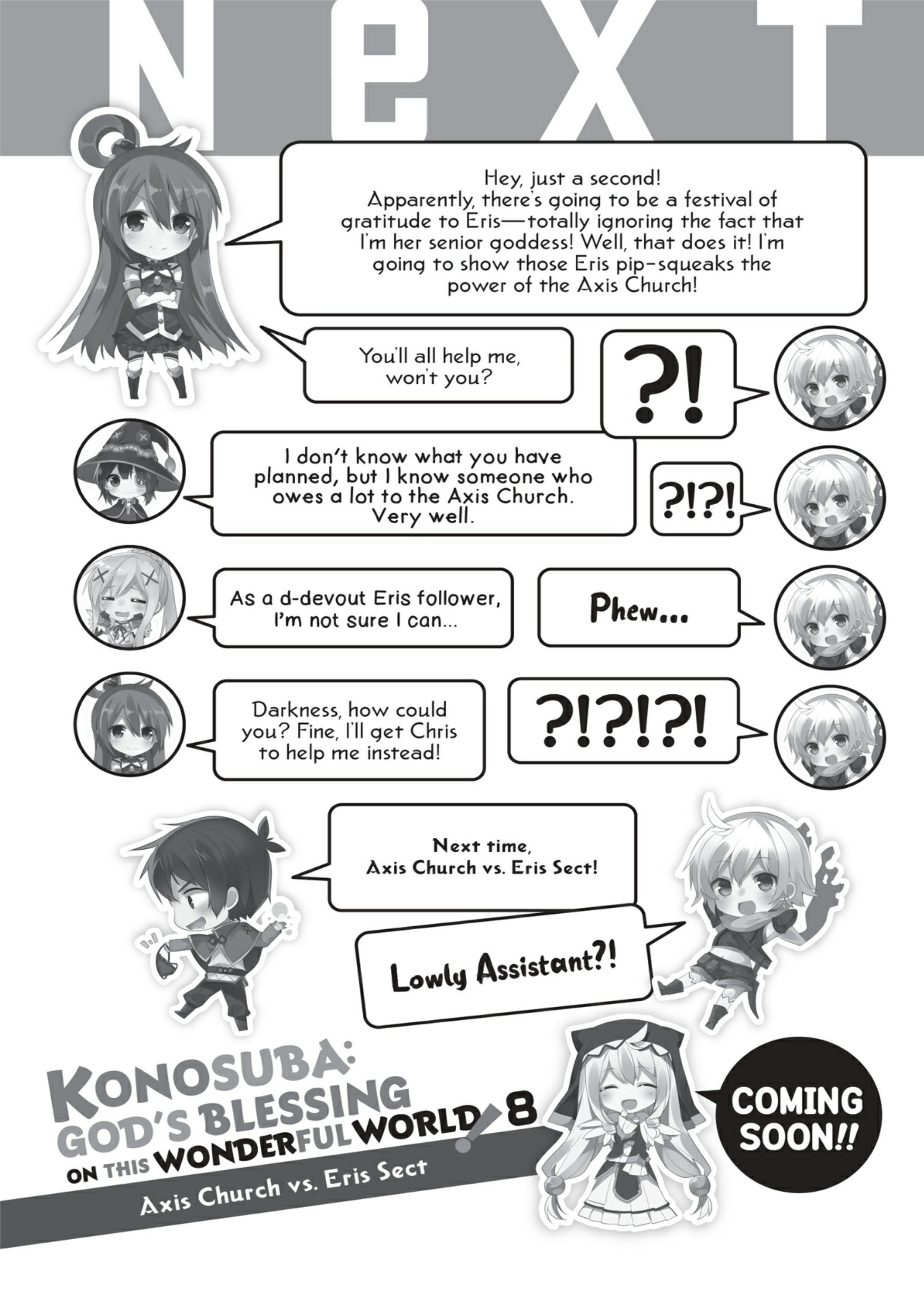 Konosuba V7 Illustration - Megumi Novel