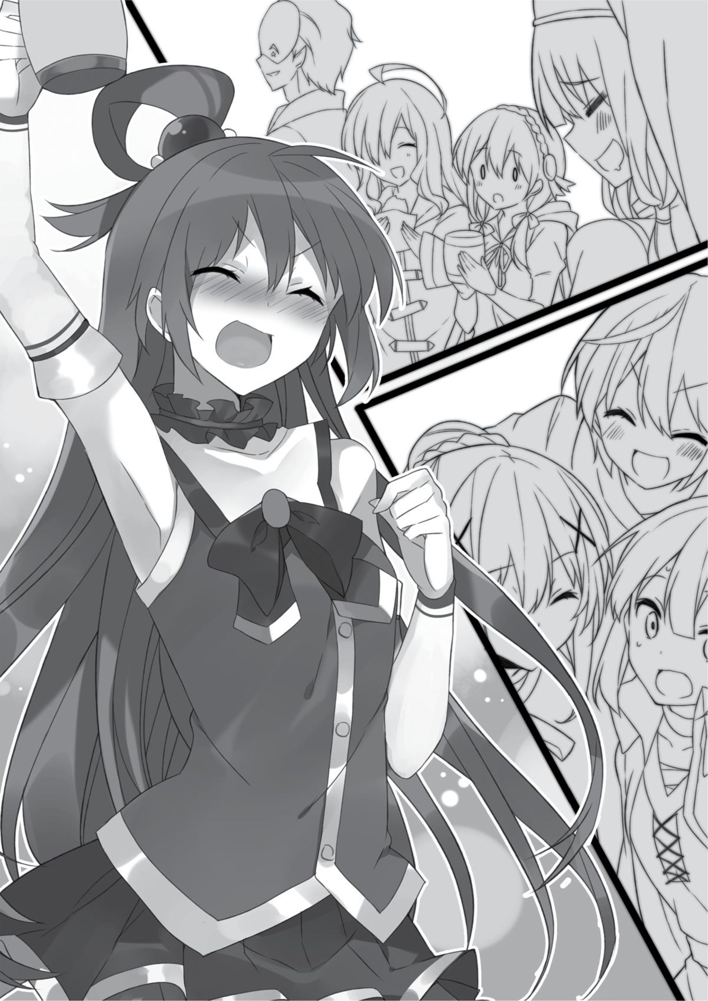 Konosuba V8 Illustration - Megumi Novel